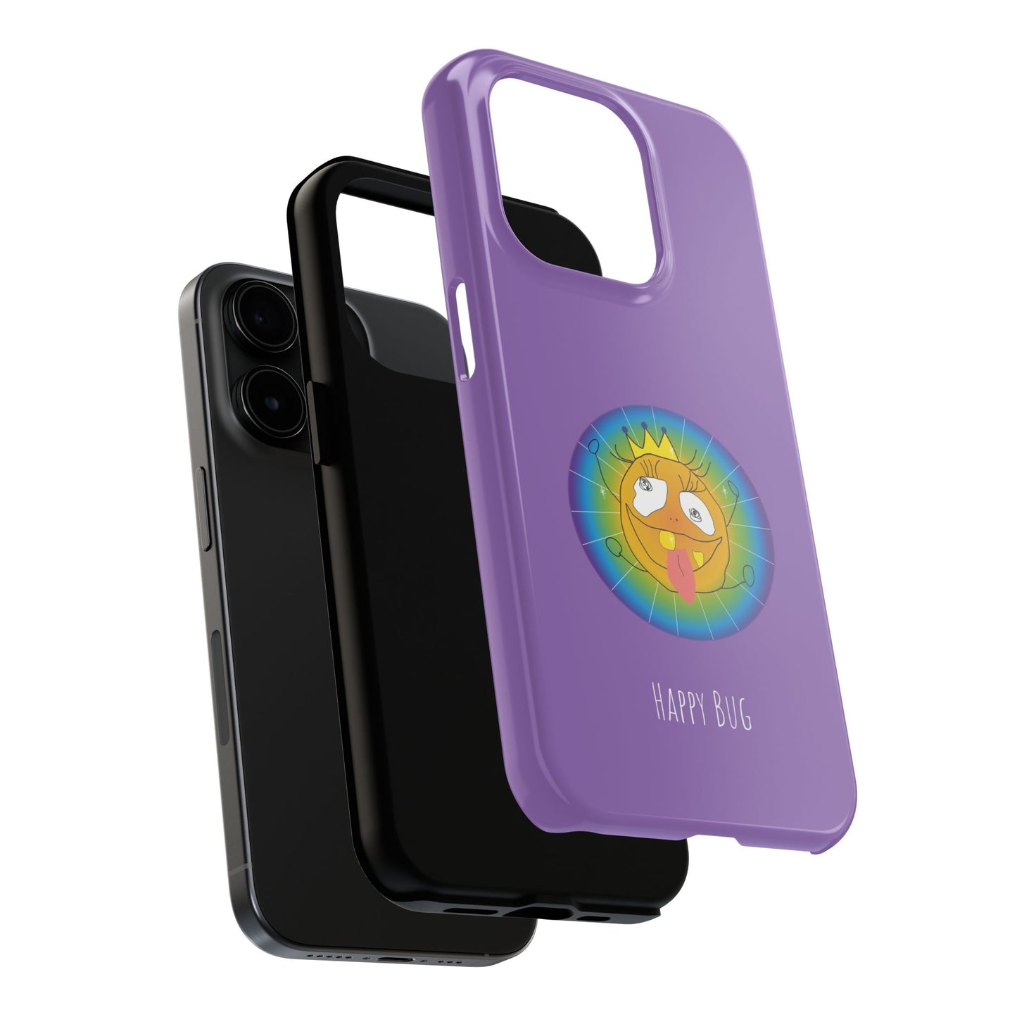 Happy Bug - Phone Case Purple