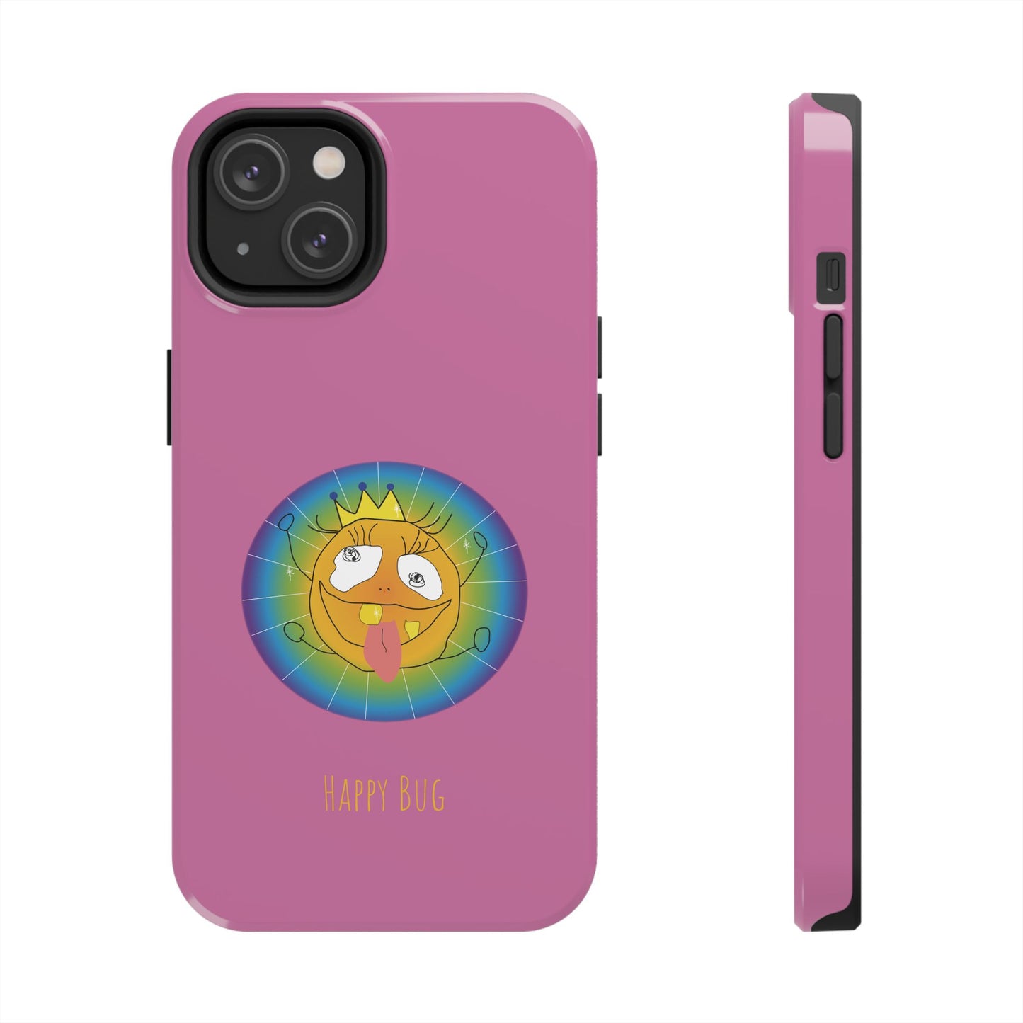 Happy Bug - Phone Case Pink