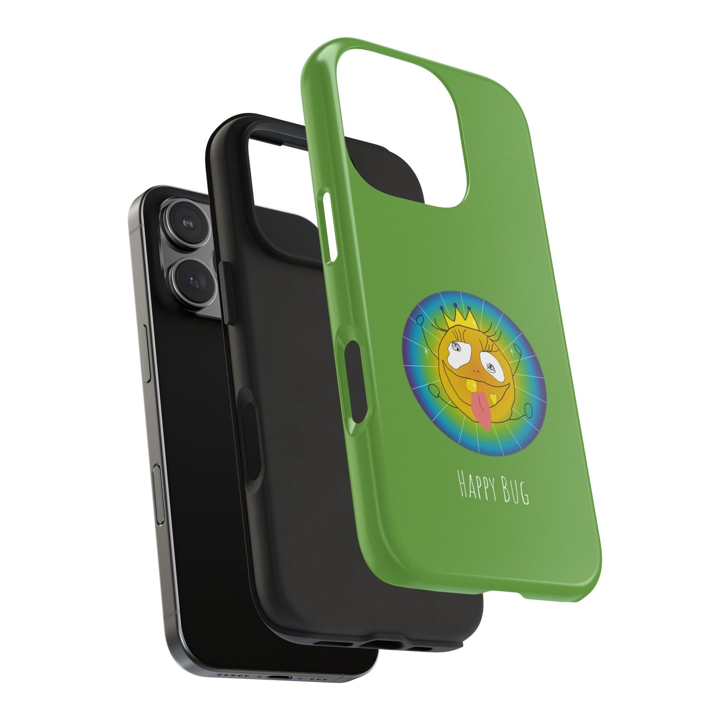 Happy Bug - Phone Case Green