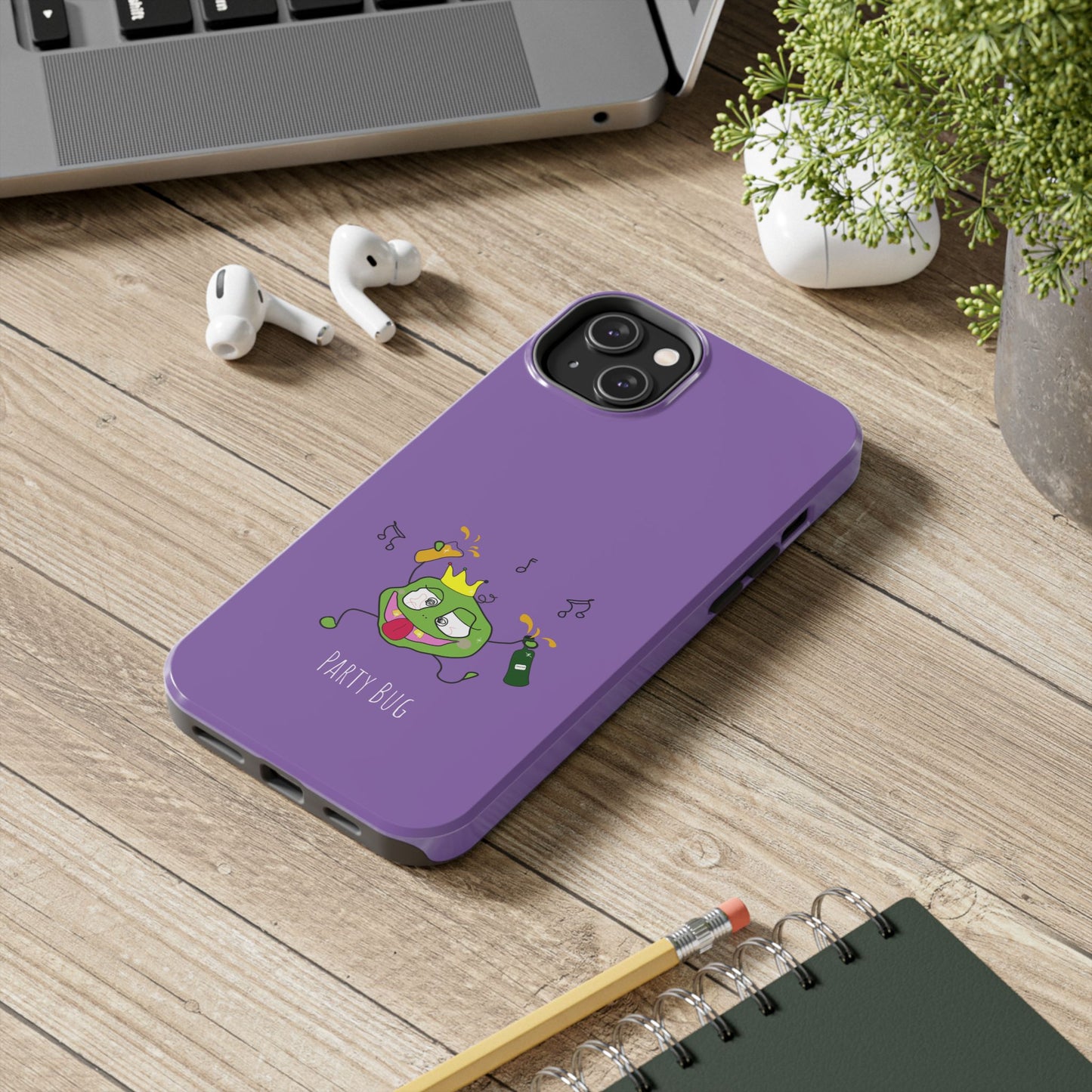 Party Bug- Tough Phone Cases Purple