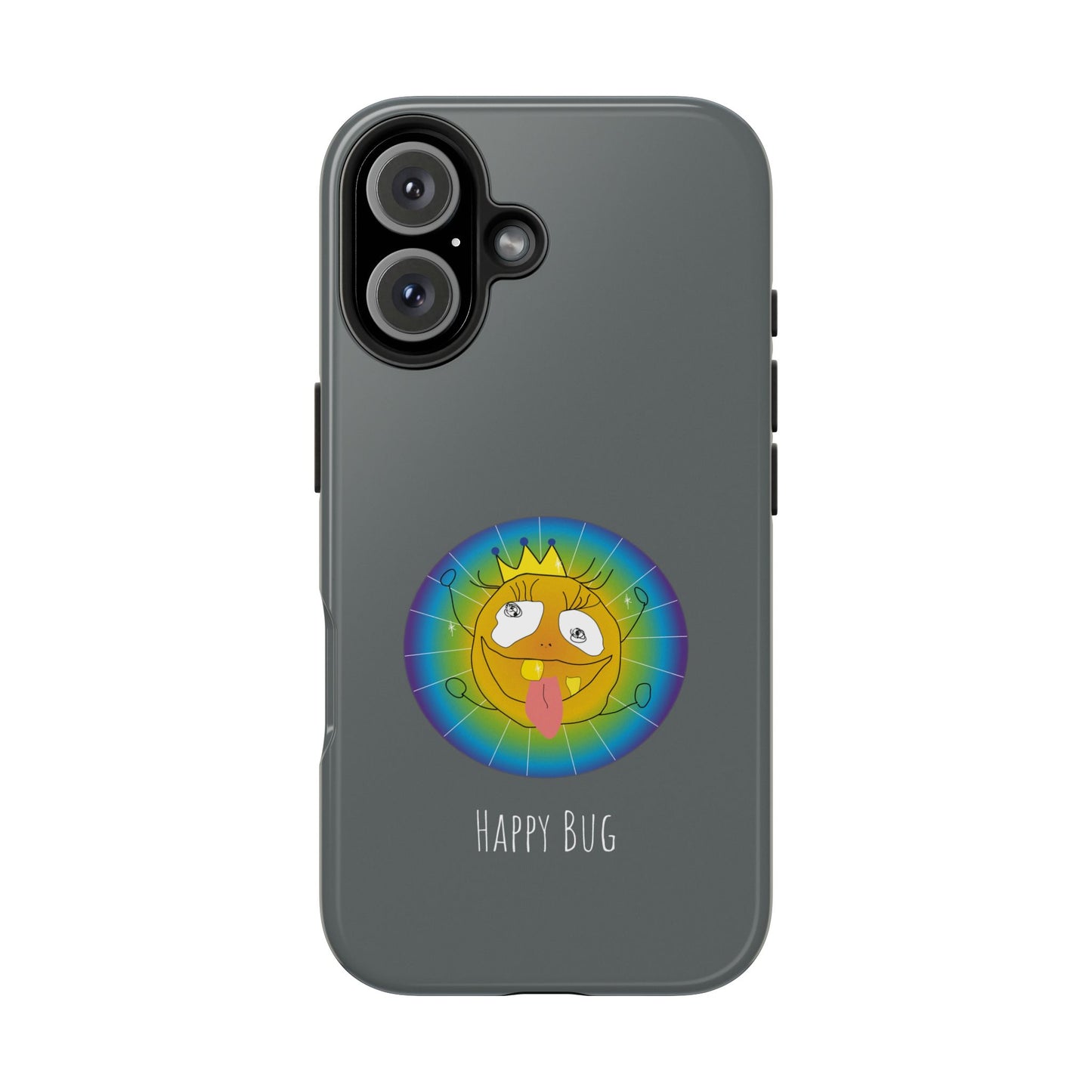 Happy Bug - Phone Case Grey