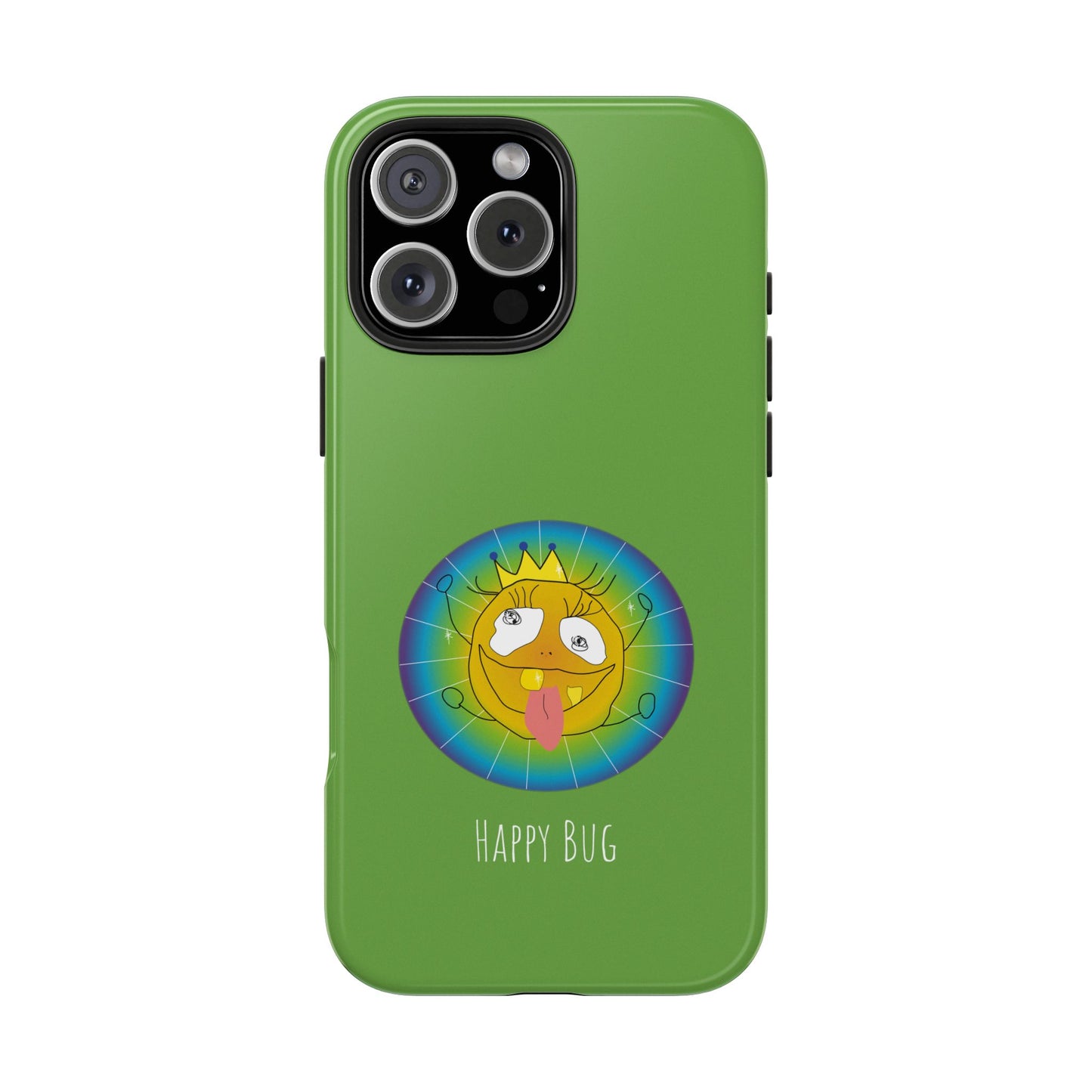 Happy Bug - Phone Case Green