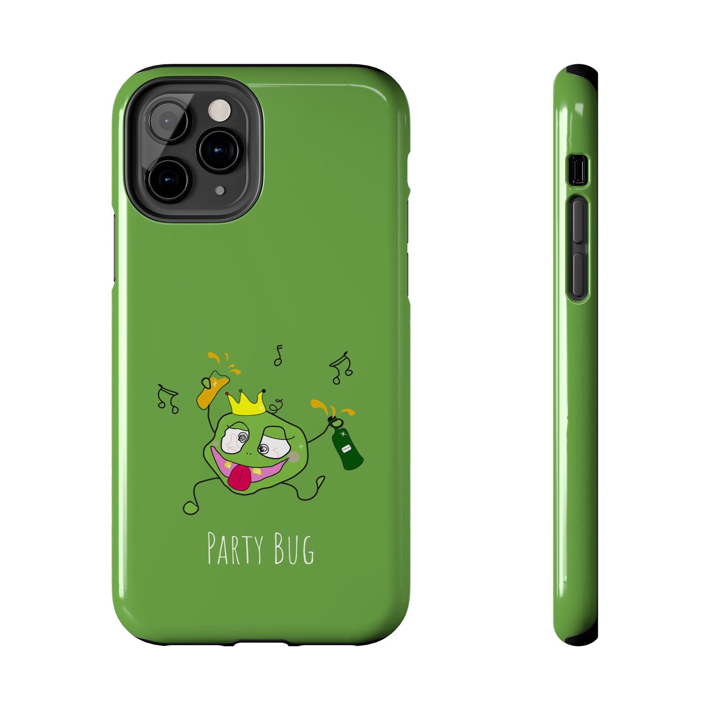 Party Bug - Tough Phone Cases Green