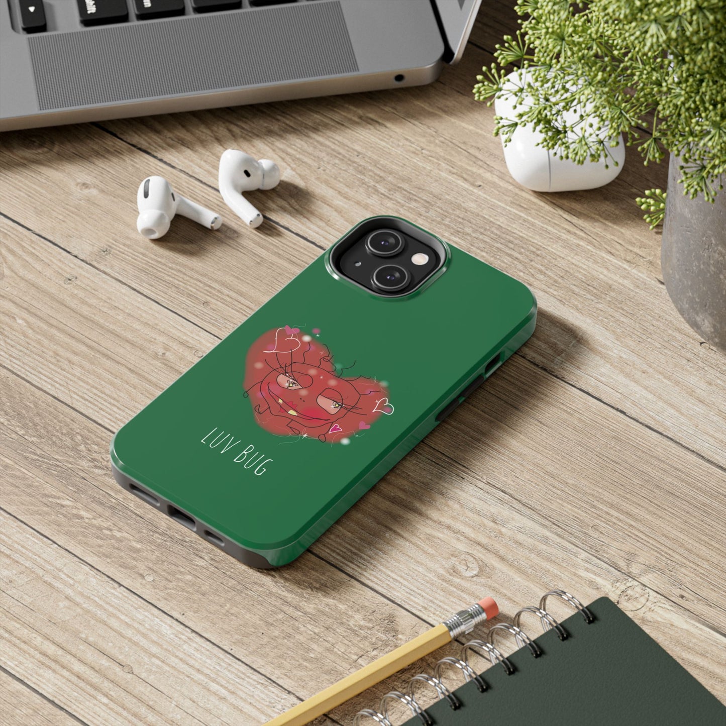 Luv Bug - Phone Case green