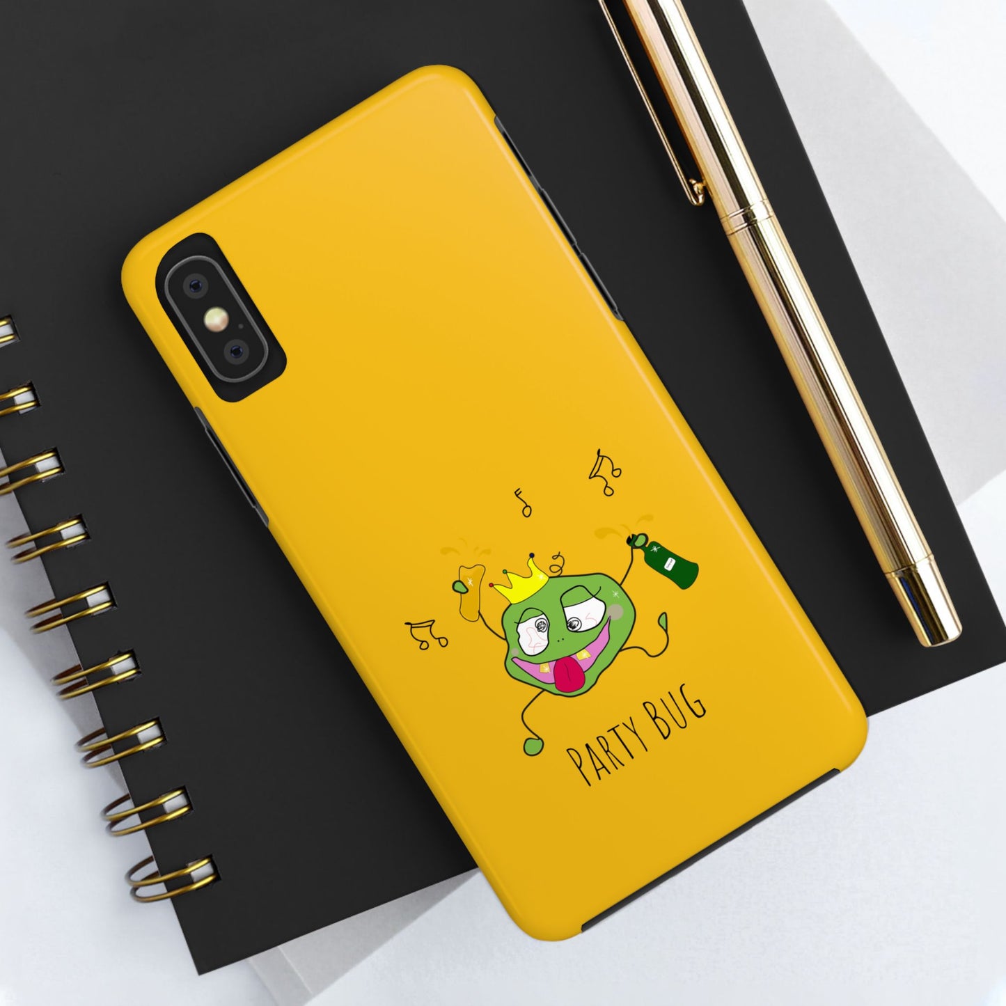 Party Bug  - Tough Phone Cases Yellow