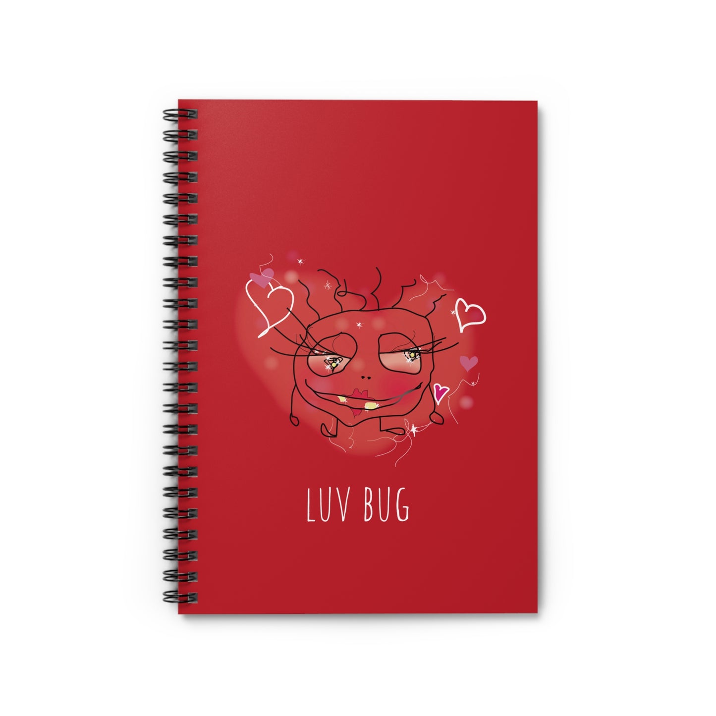 Spiral Notebook - Ruled Line - Luv Bug