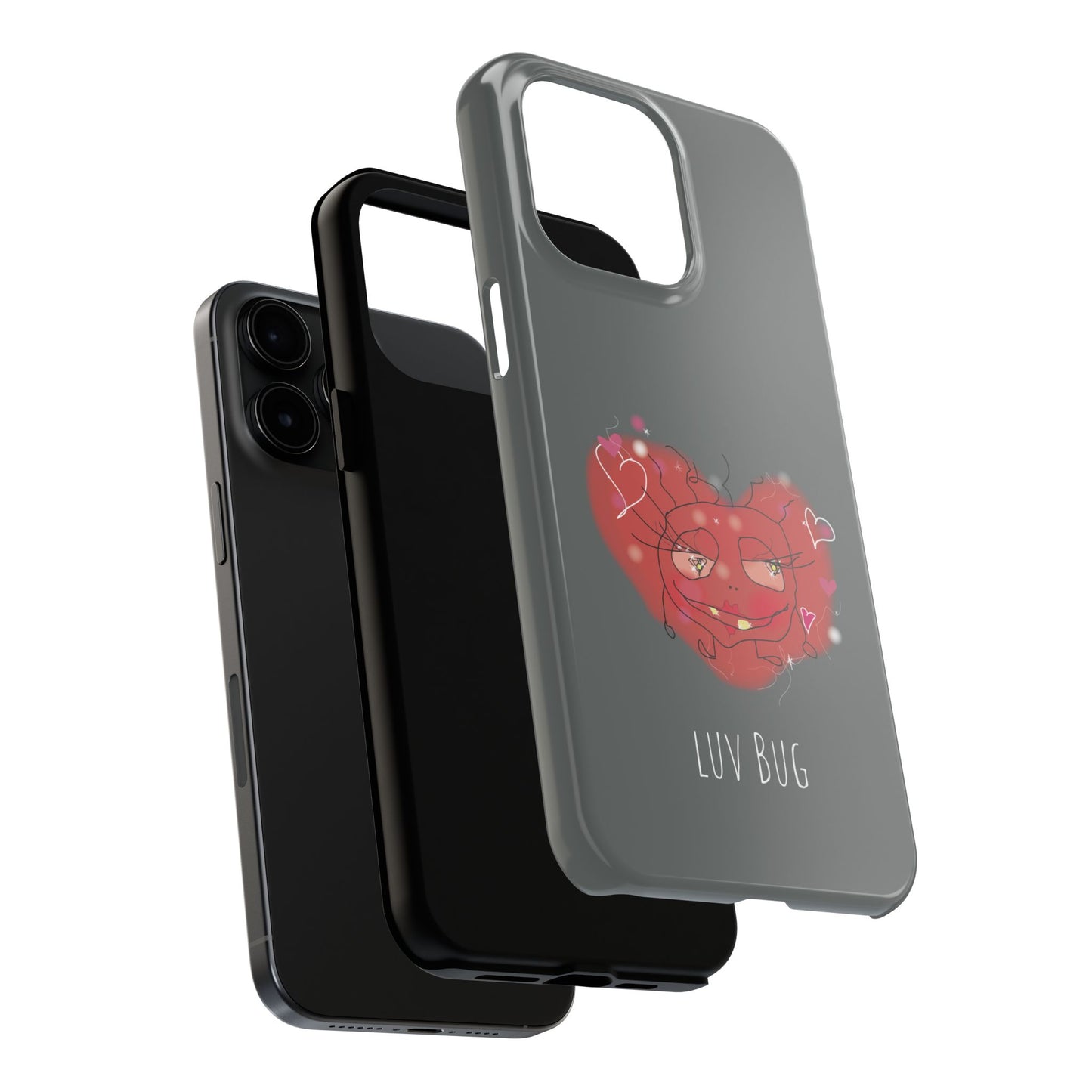 Luv Bug - Phone Case grey