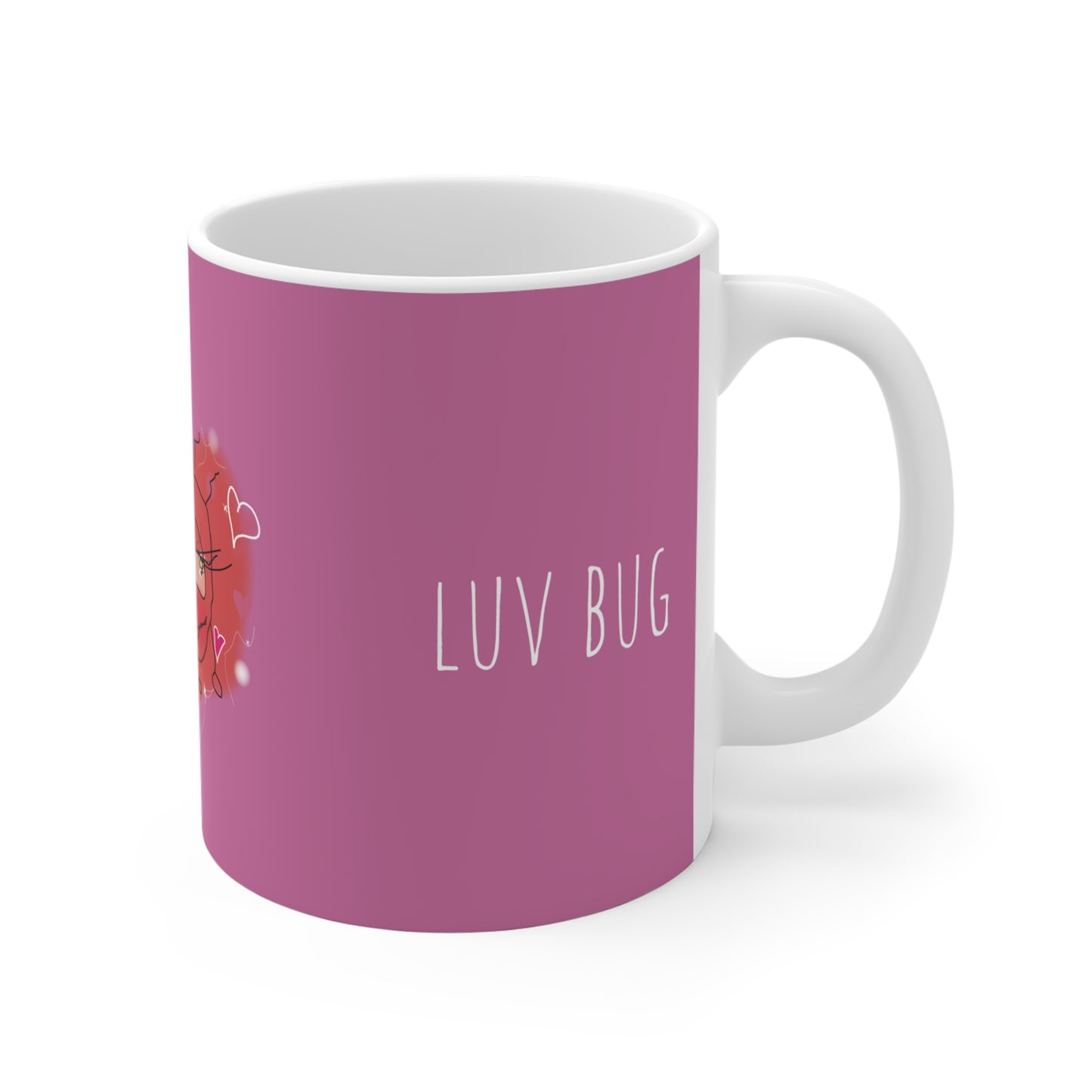 Luv Bug - Mug 11oz pink