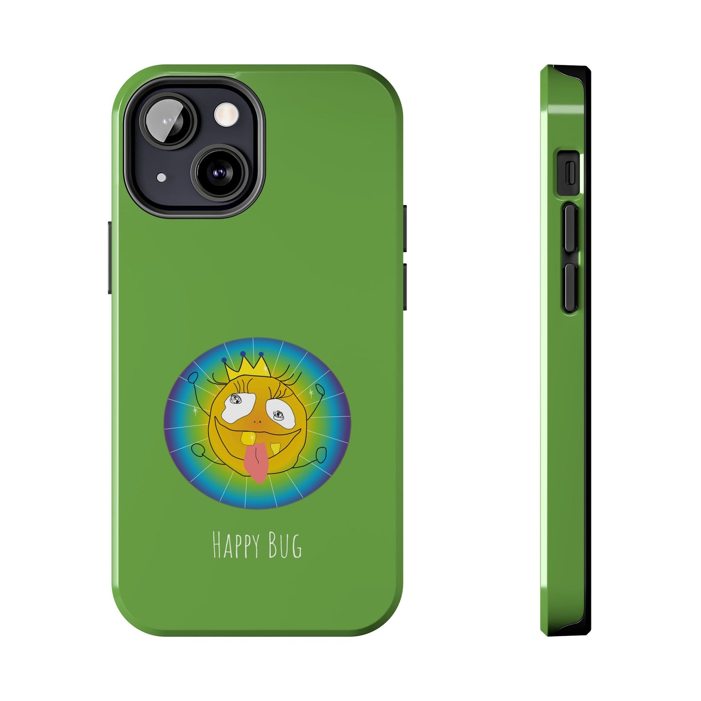 Happy Bug - Phone Case Green