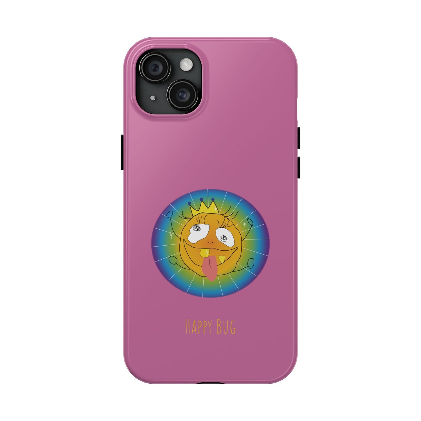 Happy Bug - Phone Case Pink