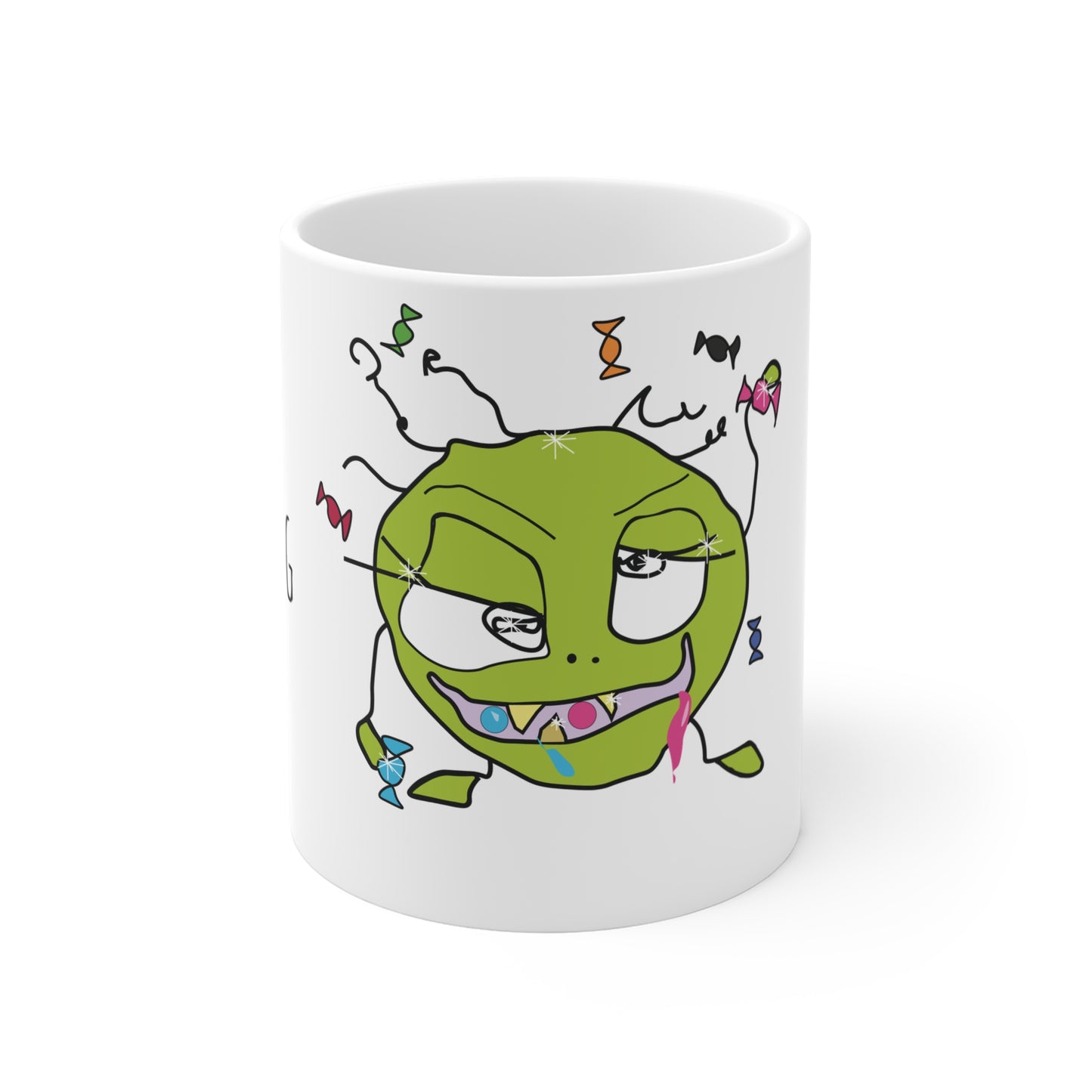 Hot Chocolate Mug 11oz - Candy Bug