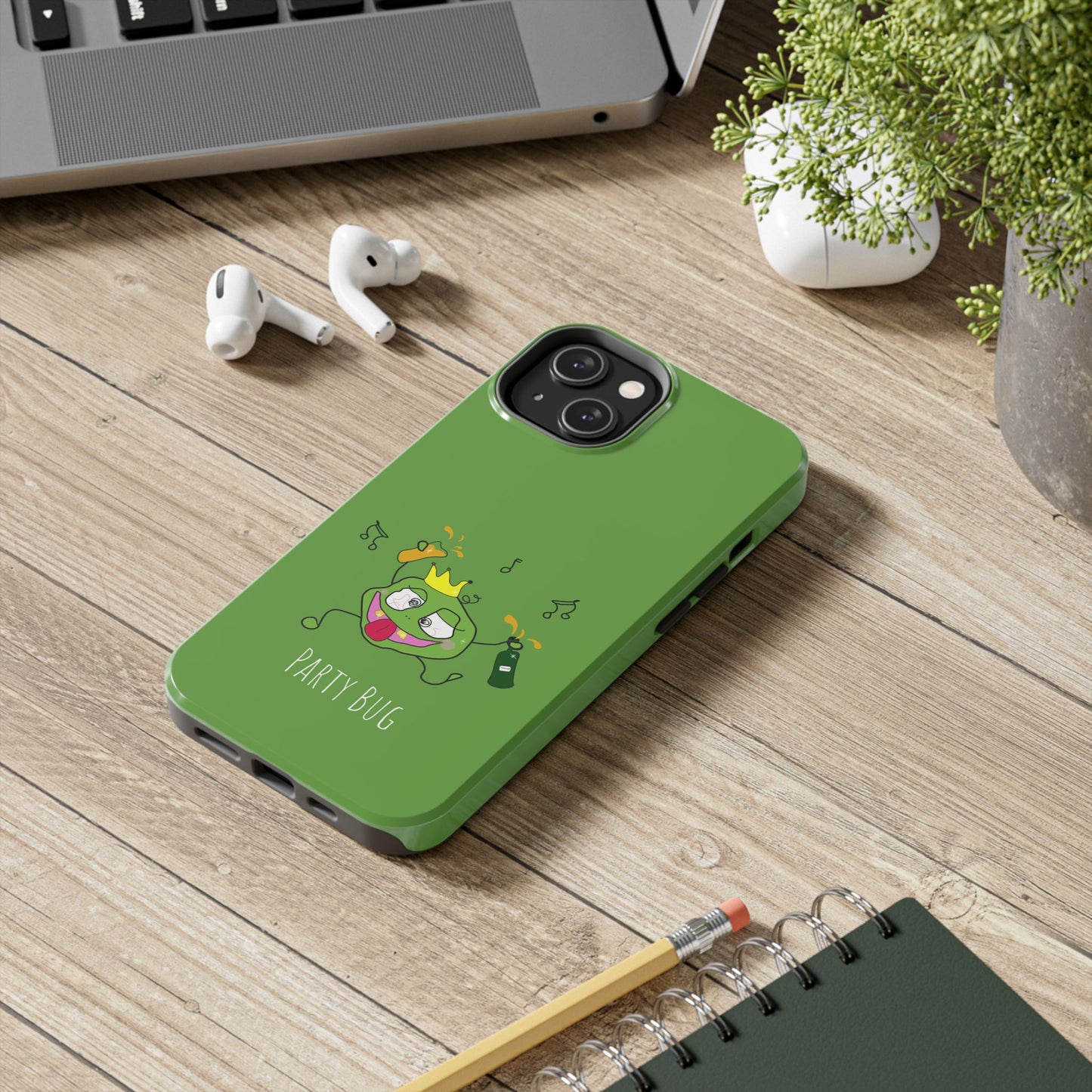 Party Bug - Tough Phone Cases Green