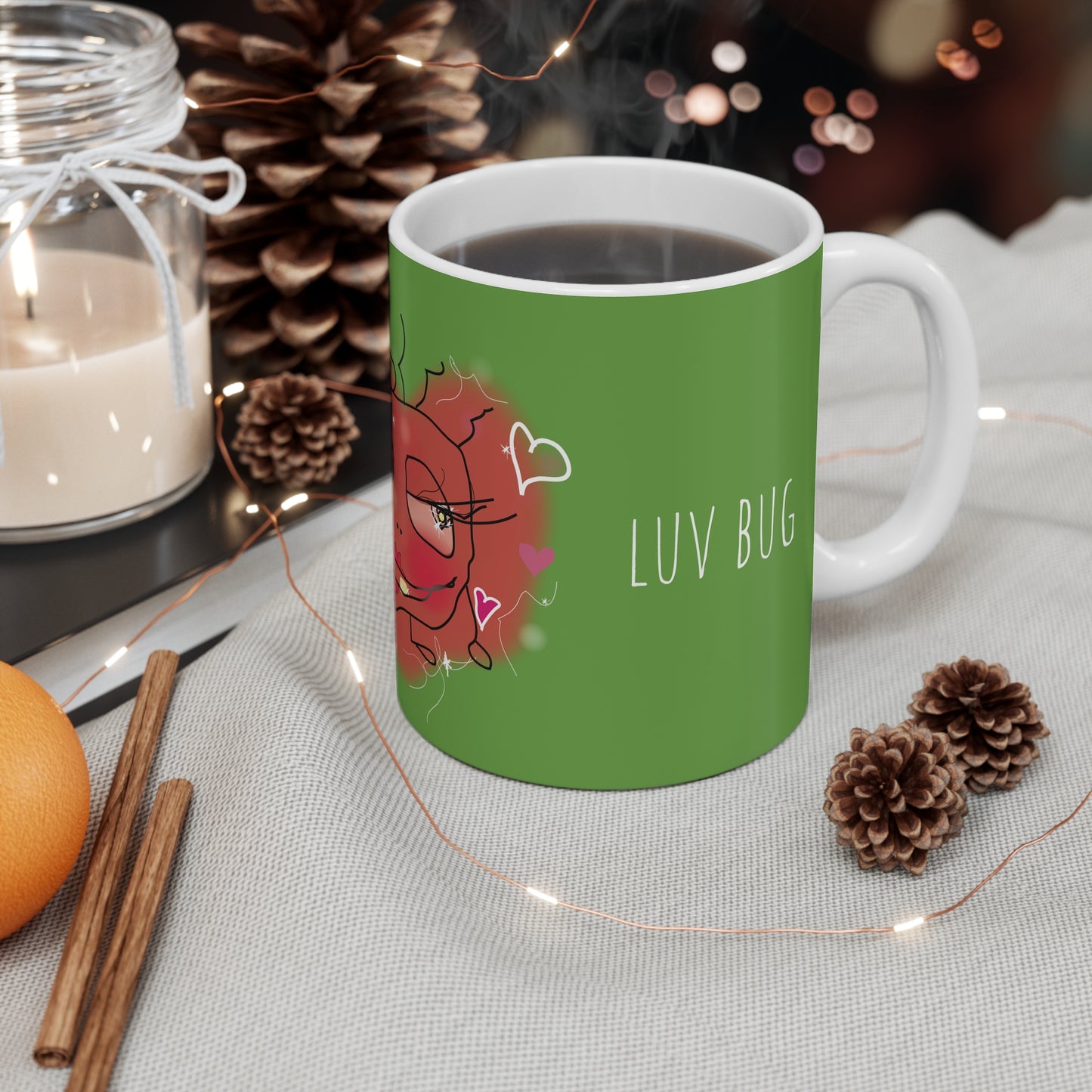 Luv Bug - Mug 11oz Green