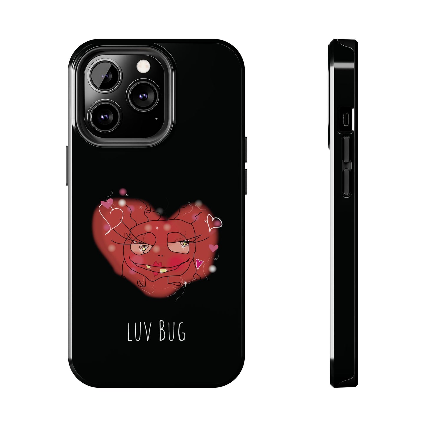 Luv Bug - Phone Case black