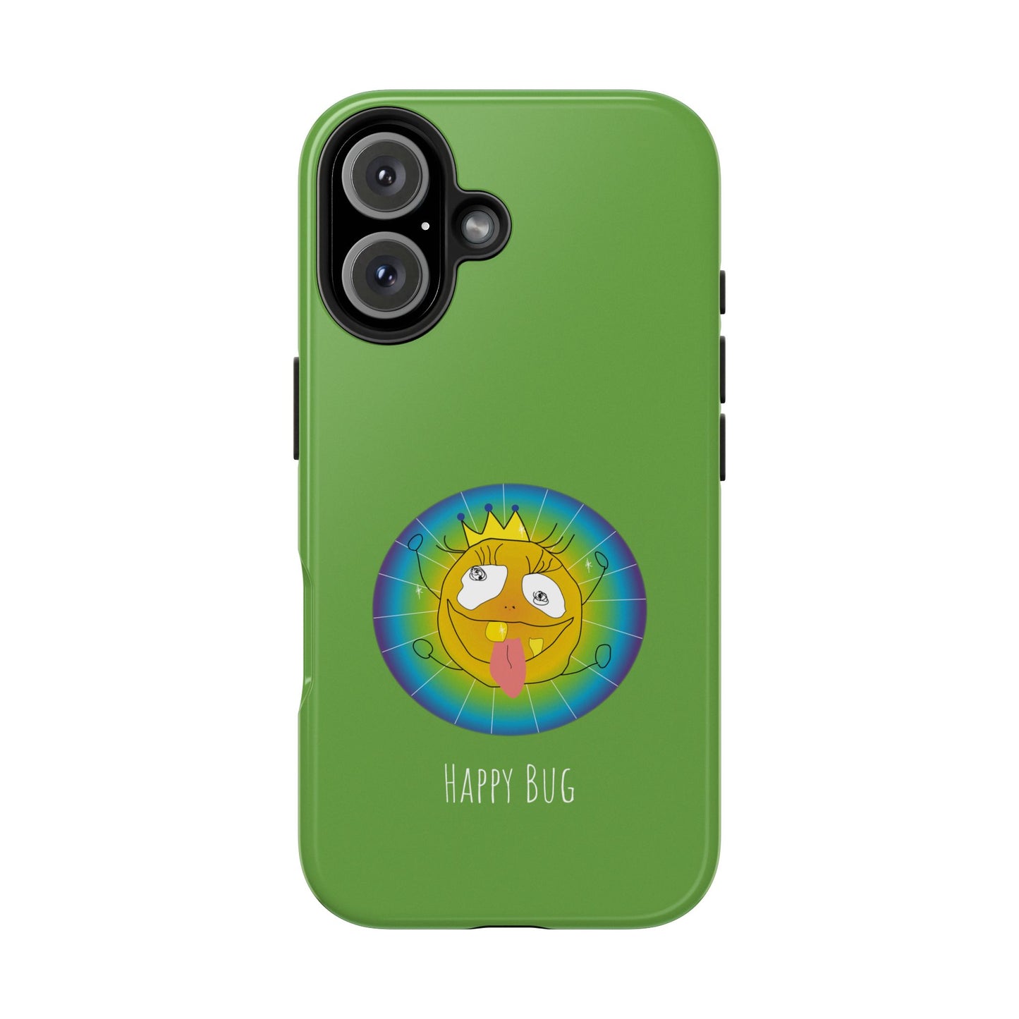 Happy Bug - Phone Case Green