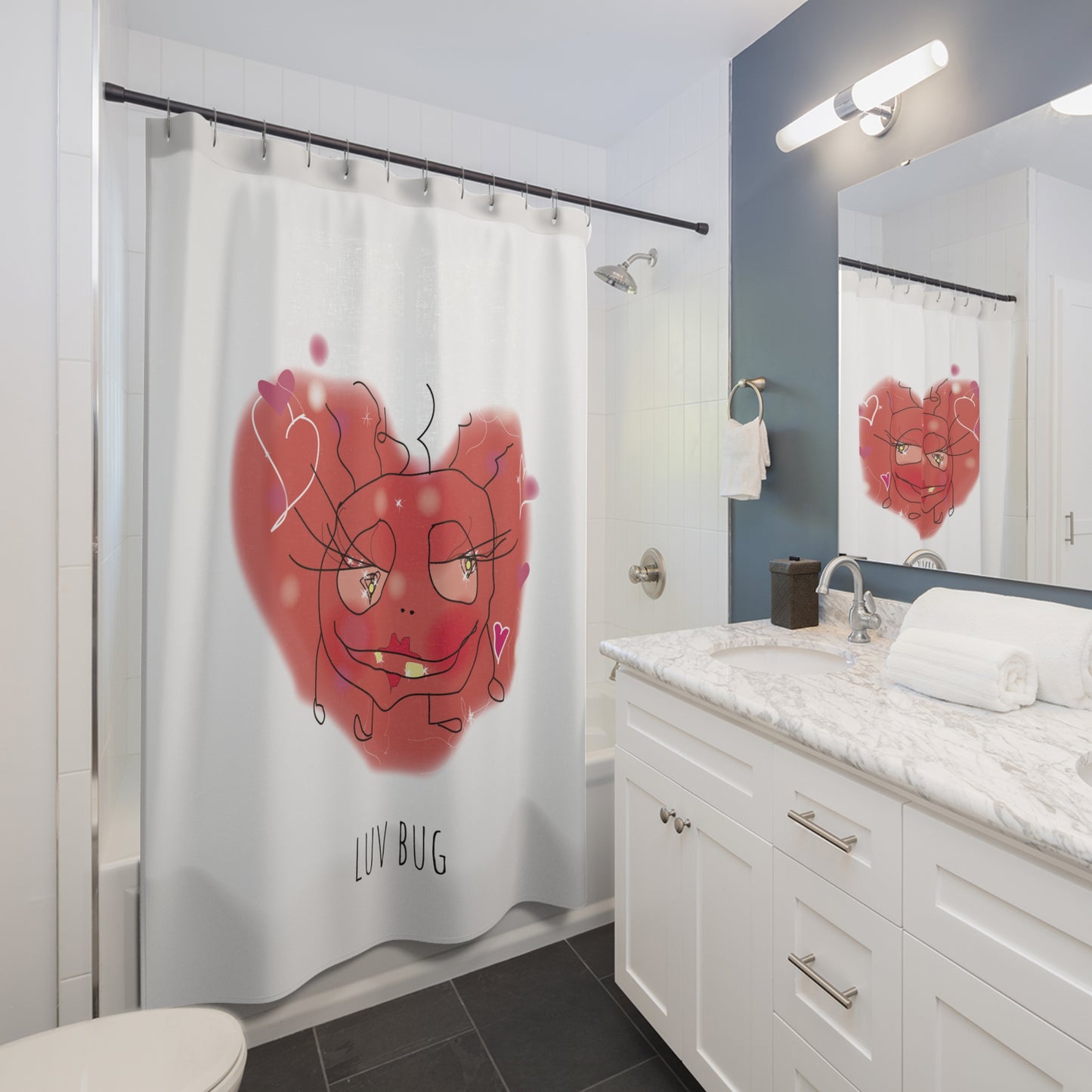 Luv Bug - Shower curtains