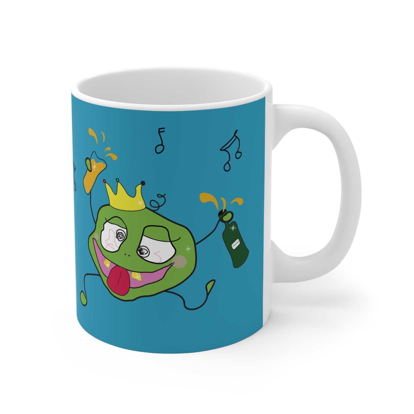 Party Bug - Mug 11oz  Turquoise