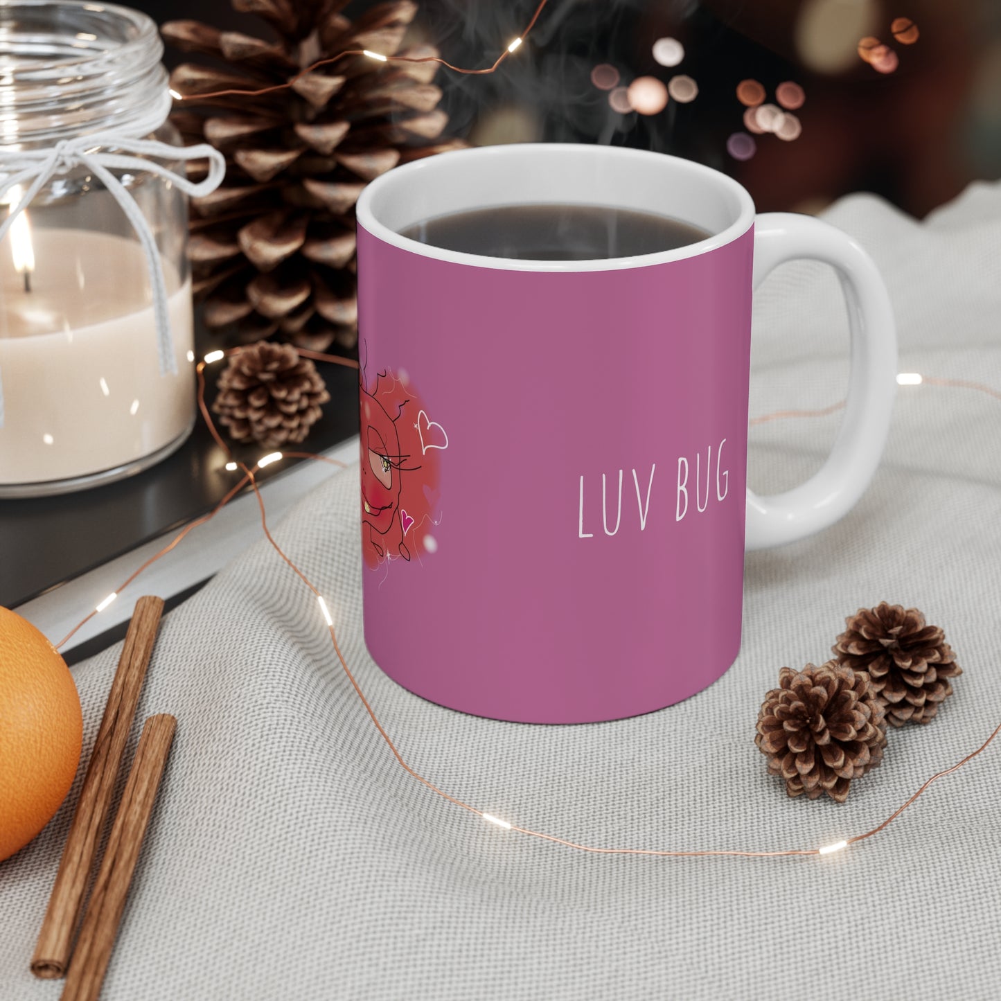 Luv Bug - Mug 11oz pink