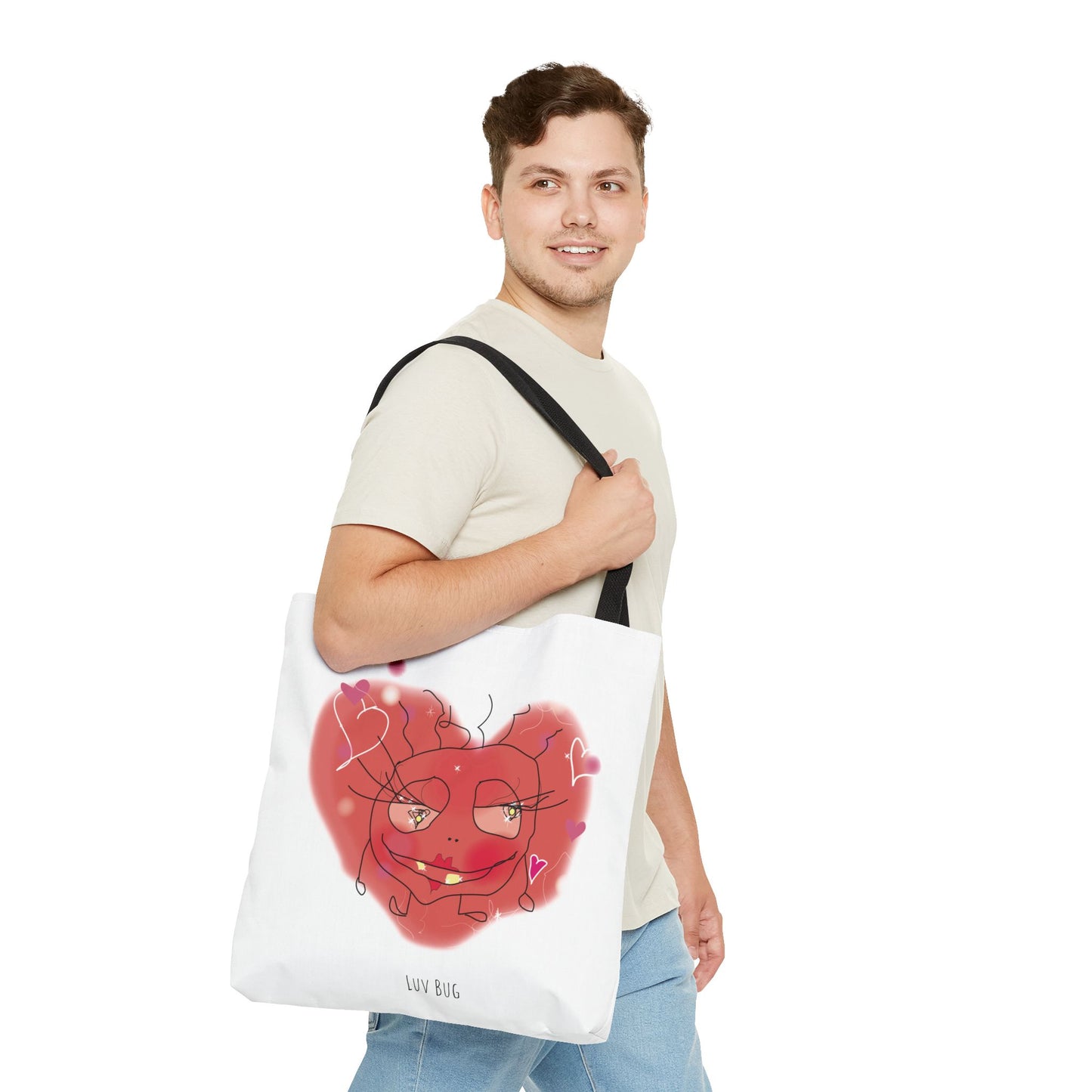 Luv Bug - Tote Bag  white