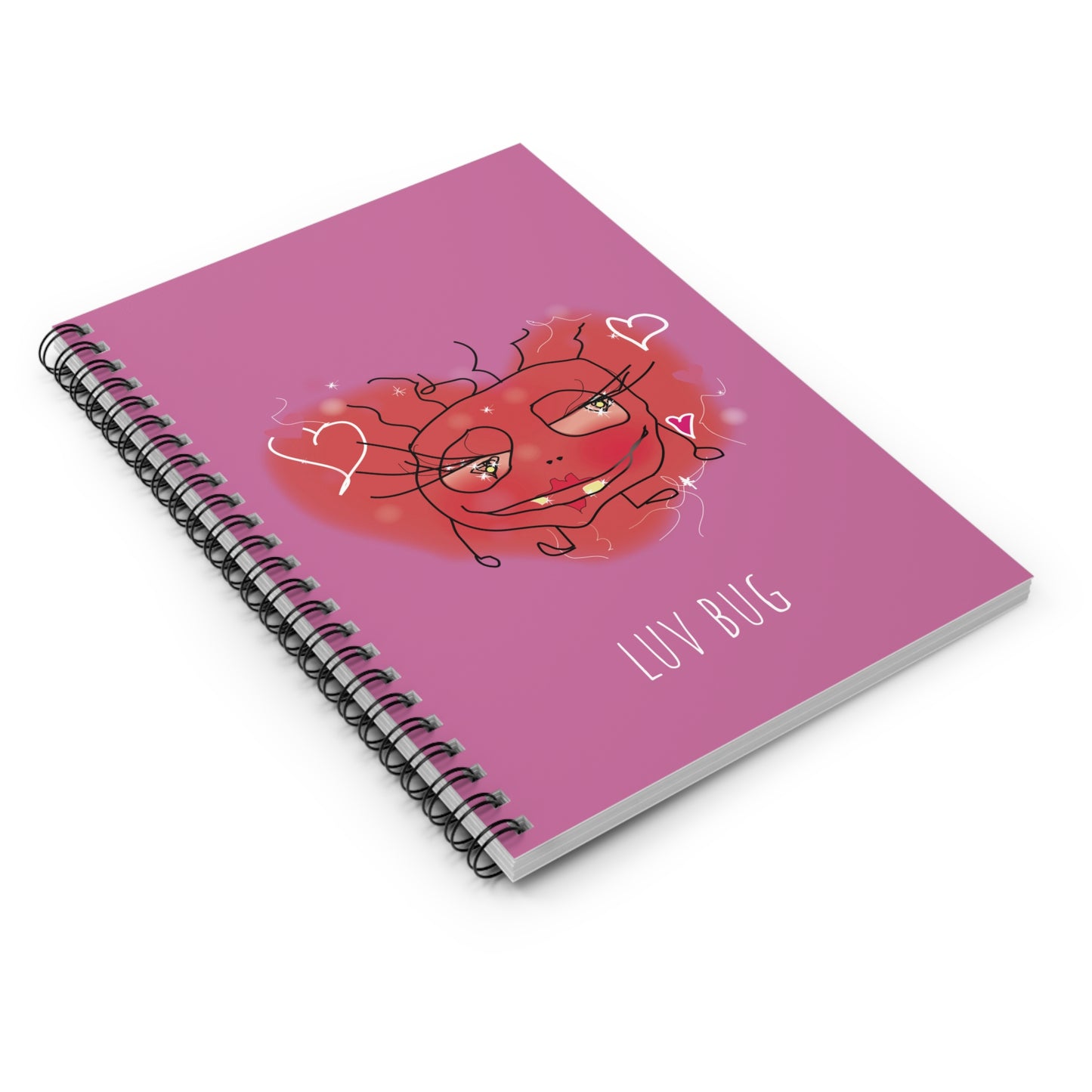 Spiral Notebook - Ruled Line - Luv Bug