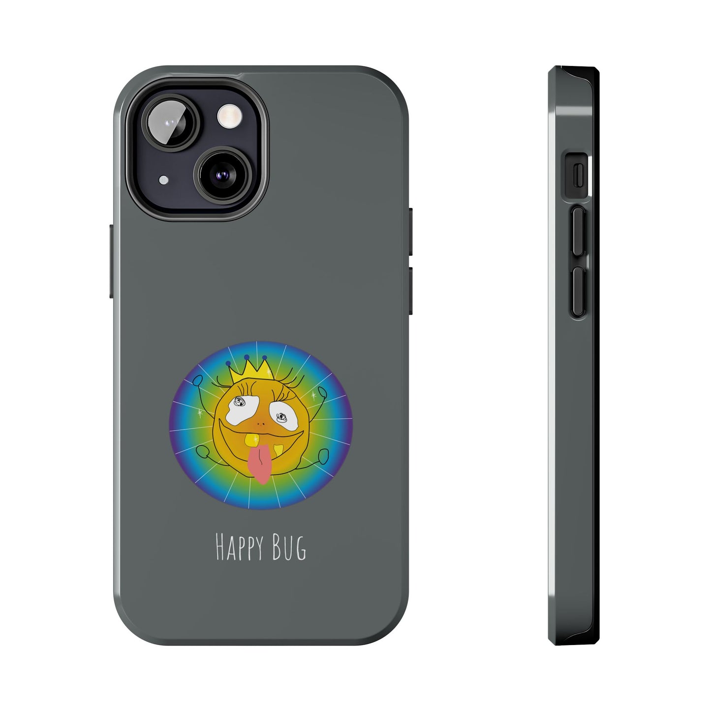 Happy Bug - Phone Case Grey