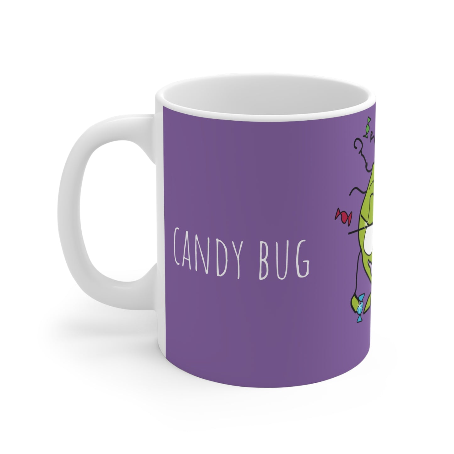 Hot Chocolate Mug 11oz - Candy Bug