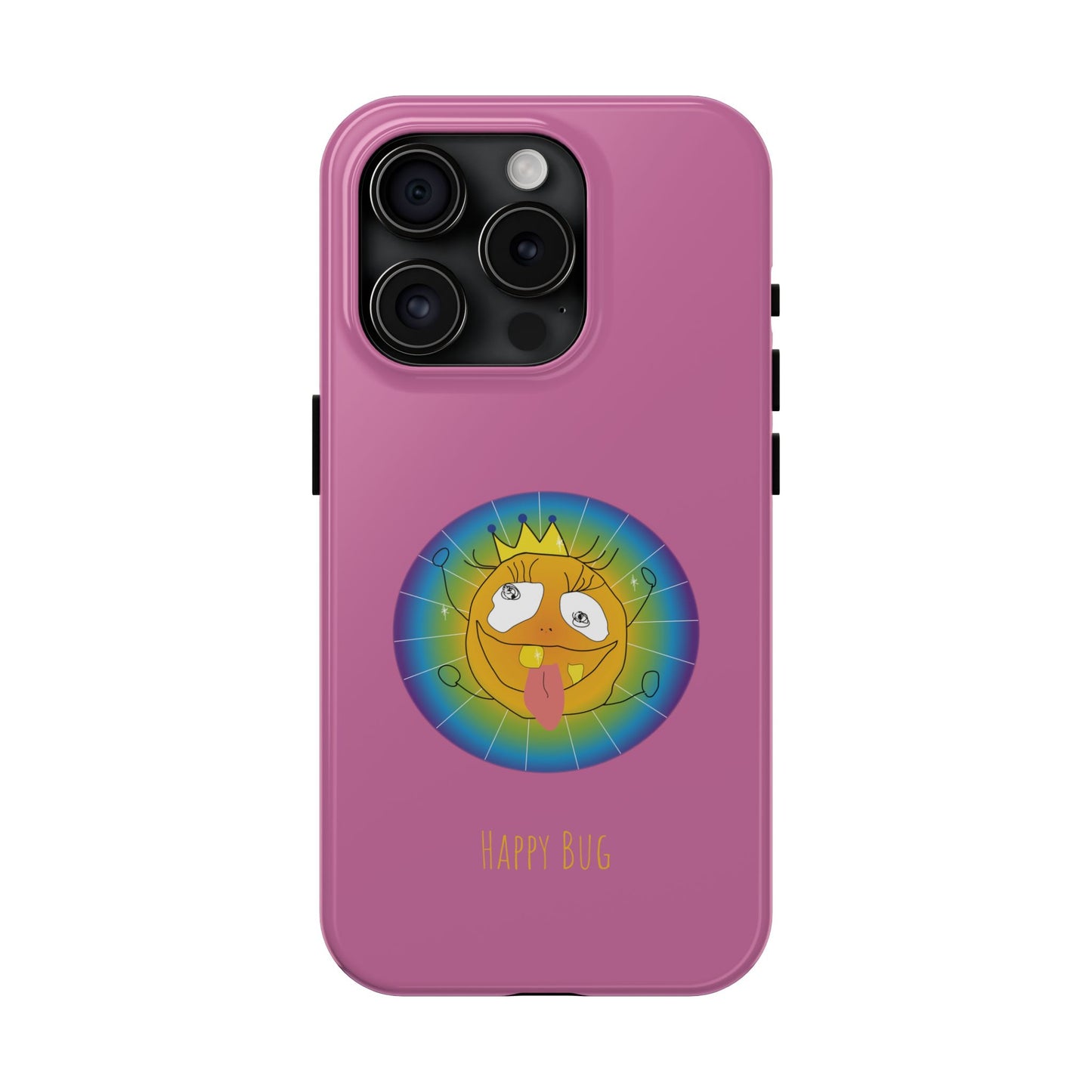 Happy Bug - Phone Case Pink