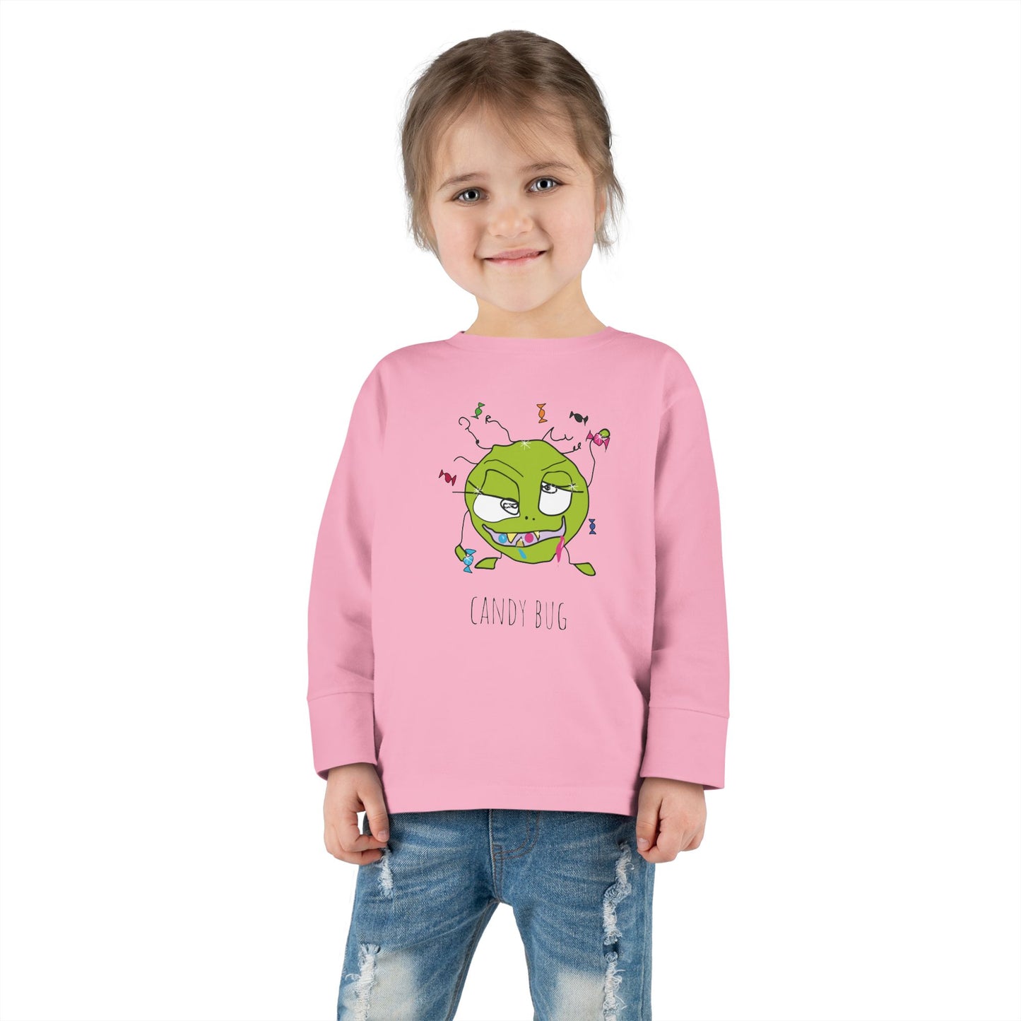 Toddler Long Sleeve Tee - Candy Bug