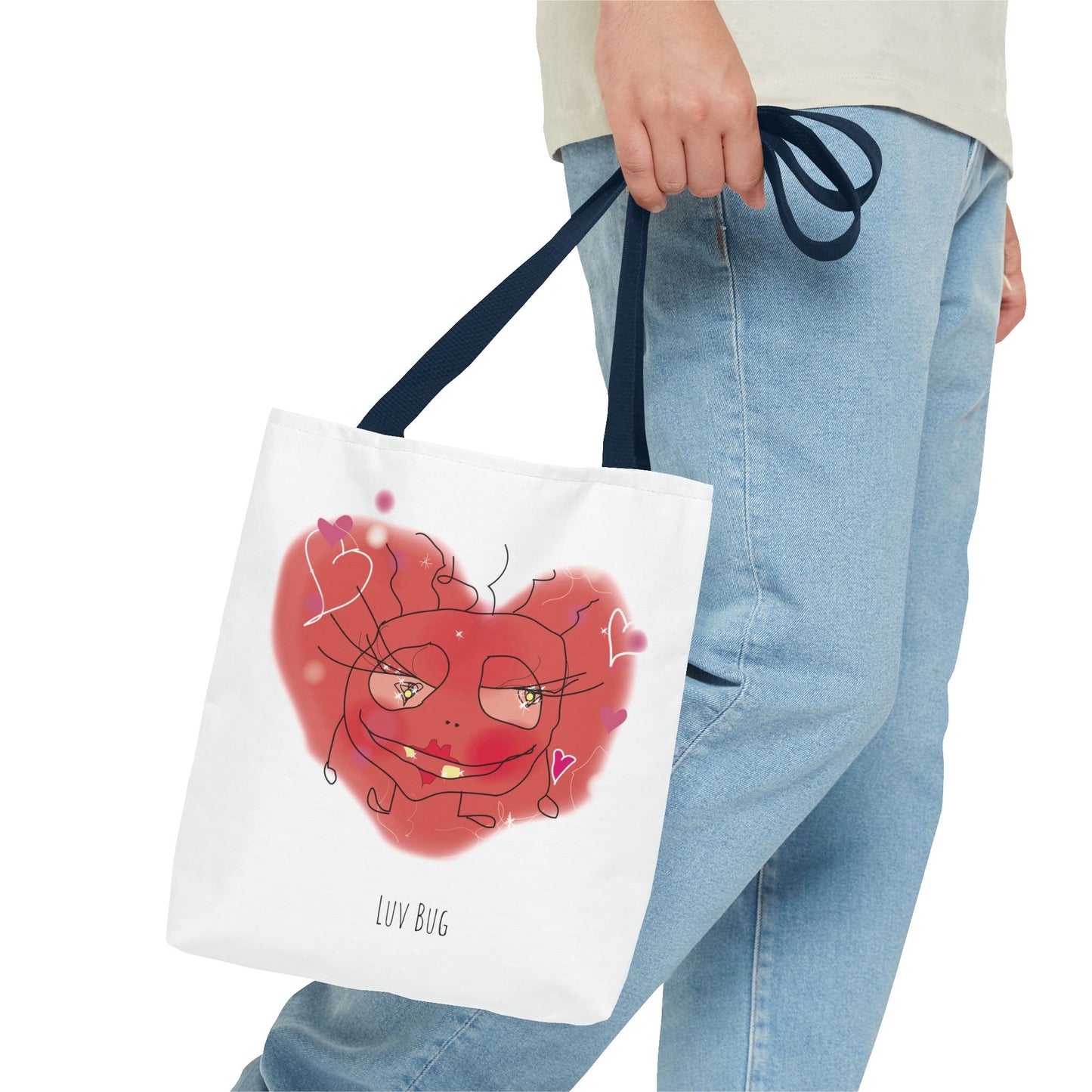 Luv Bug - Tote Bag  white