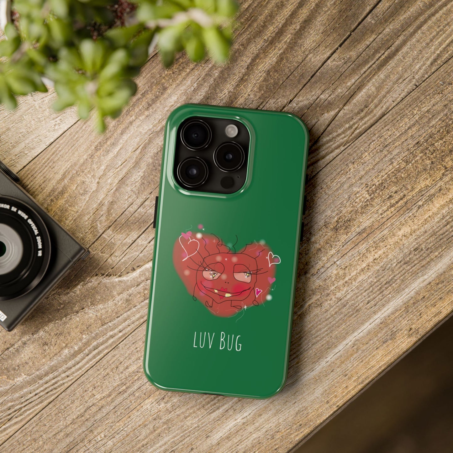 Luv Bug - Phone Case green