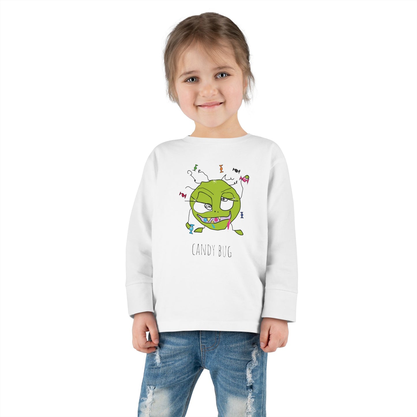 Toddler Long Sleeve Tee - Candy Bug