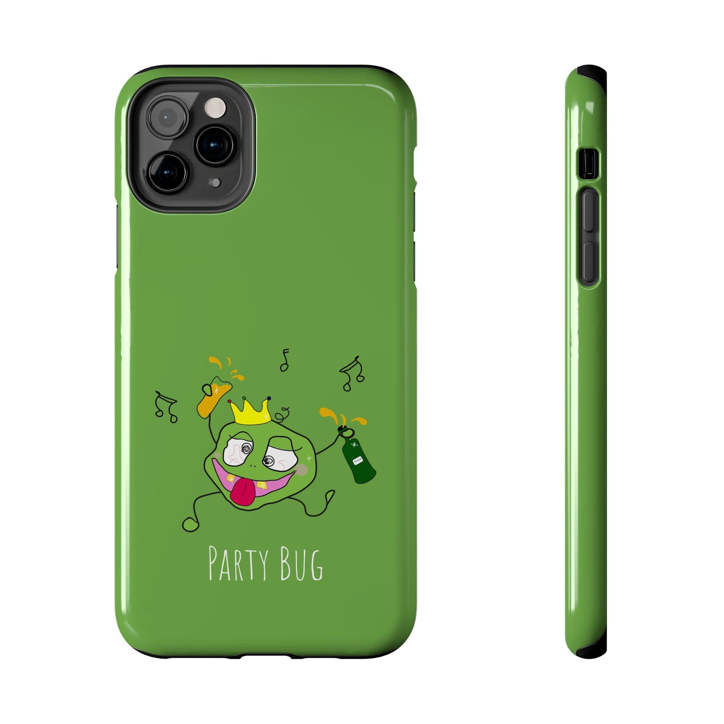 Party Bug - Tough Phone Cases Green