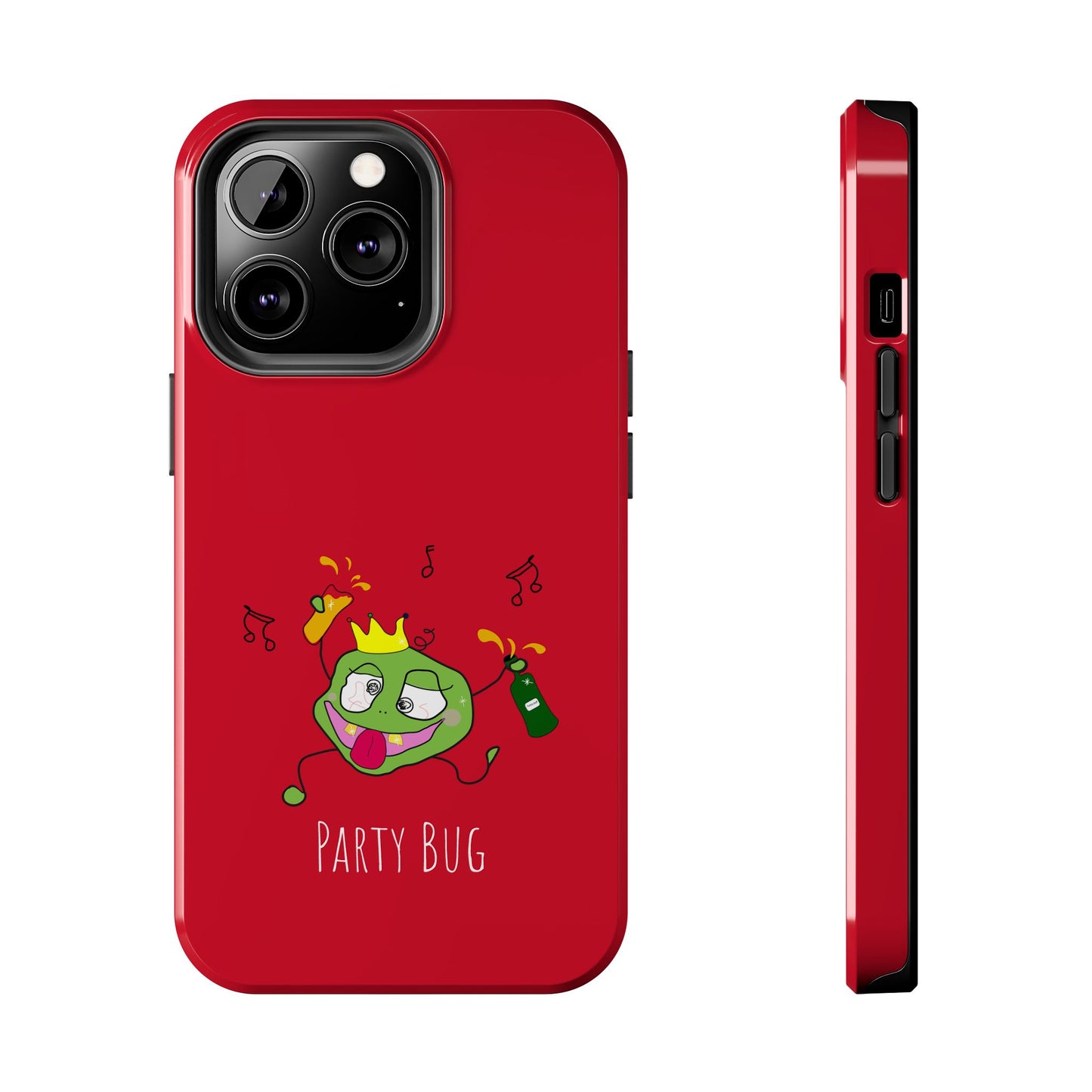 Party Bug - Tough Phone Cases Red