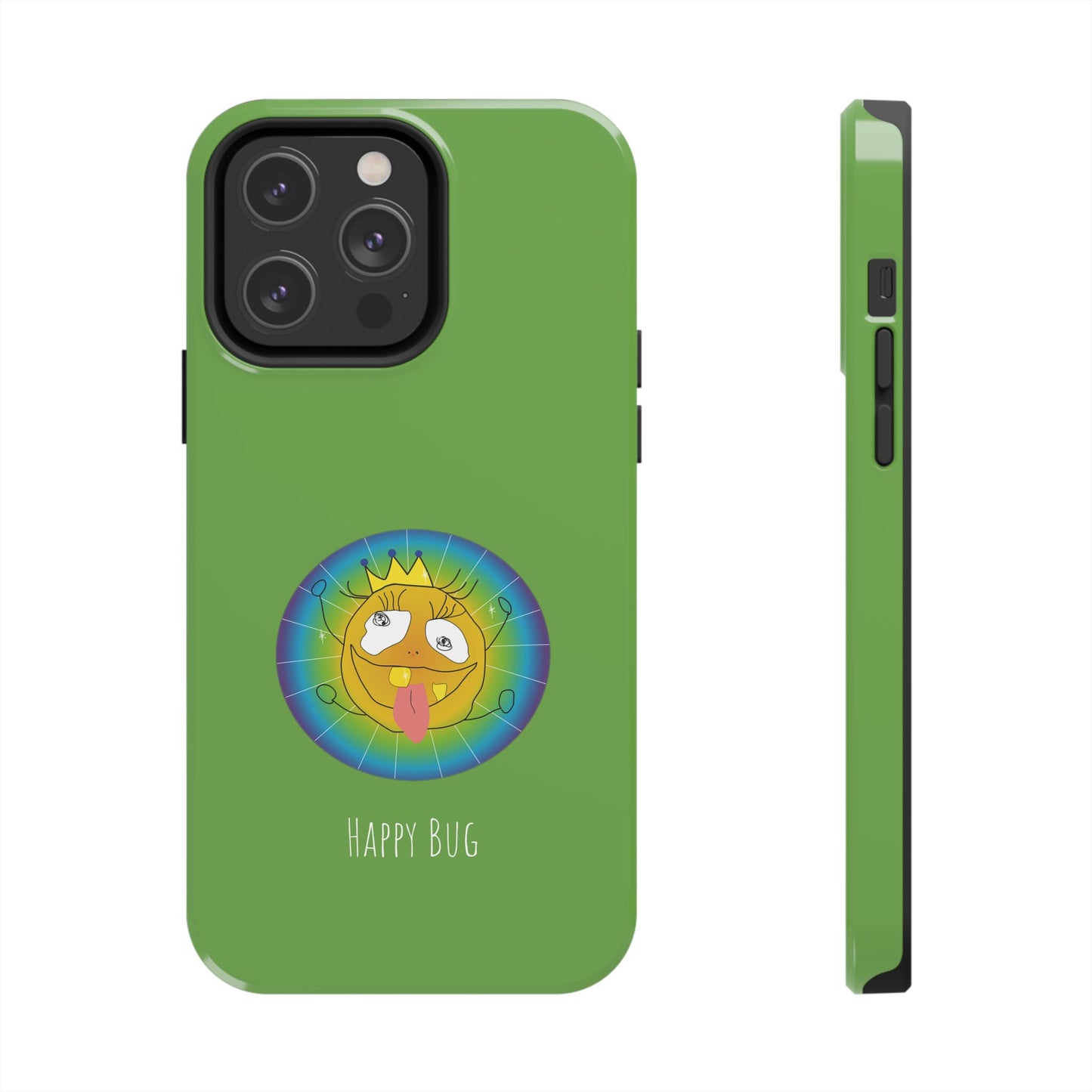 Happy Bug - Phone Case Green