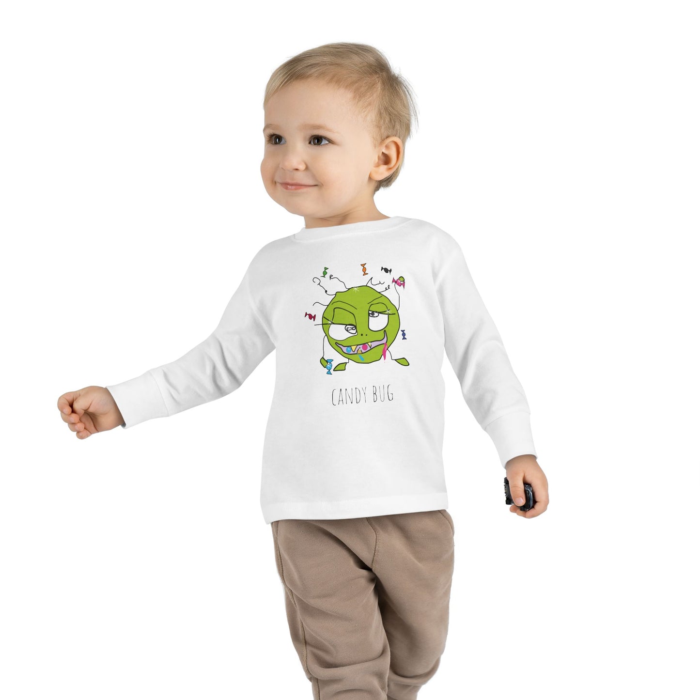 Toddler Long Sleeve Tee - Candy Bug