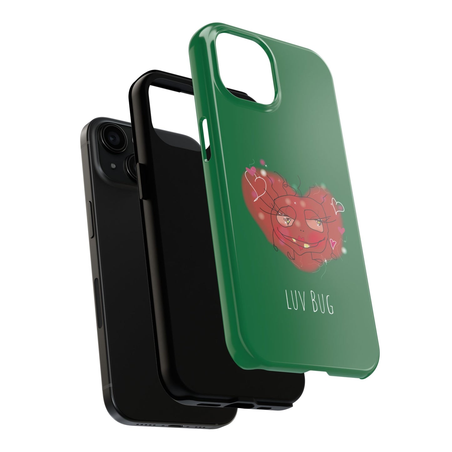 Luv Bug - Phone Case green