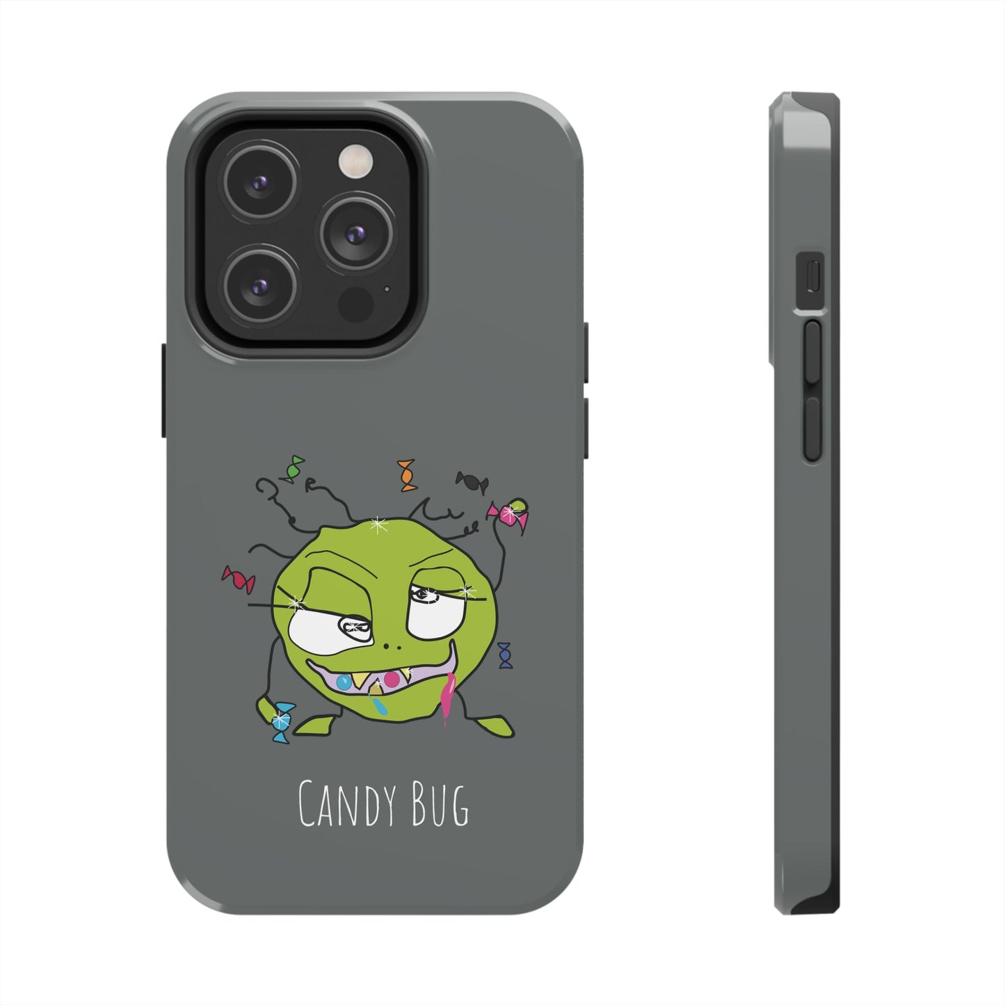 Candy Bug - Phone Case grey