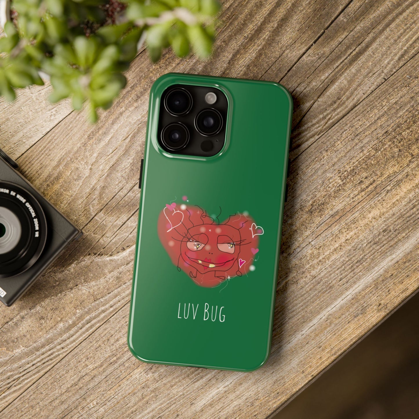 Luv Bug - Phone Case green