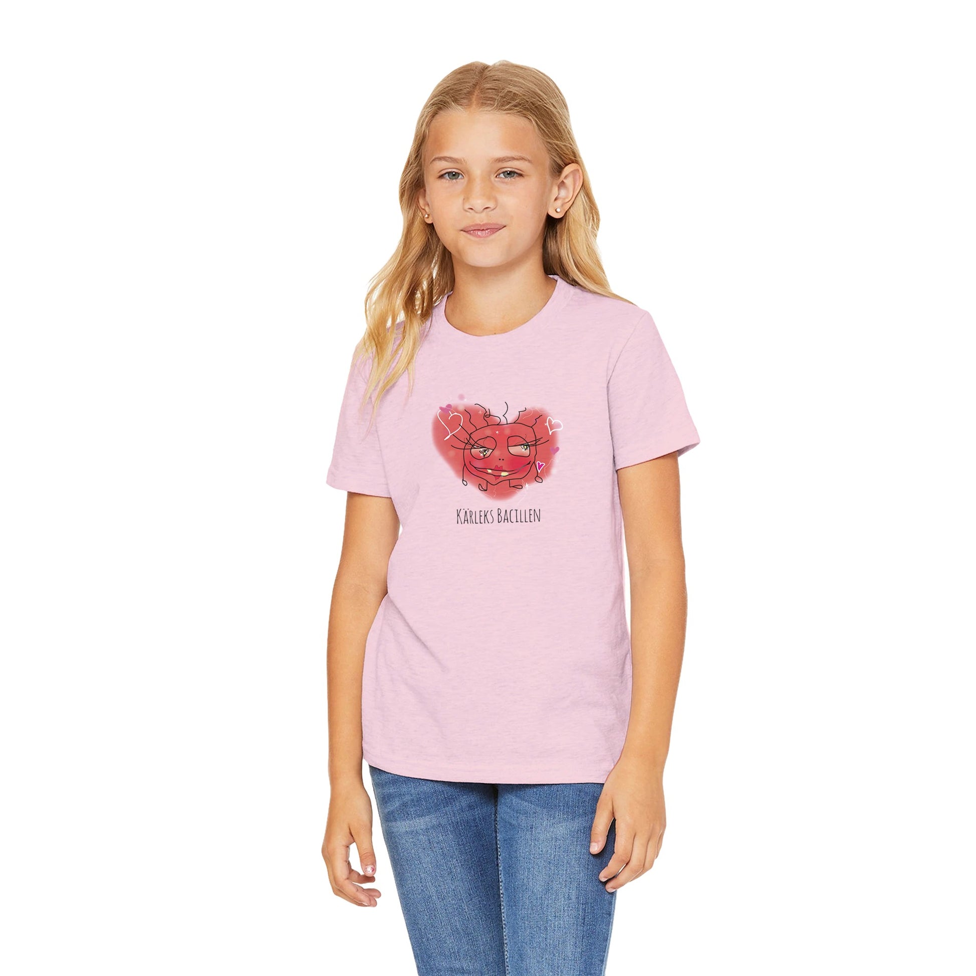 Kärleksbacillen Barn T-shirt rosa
https://luvbugscollection.com/, www.bacillerna.se