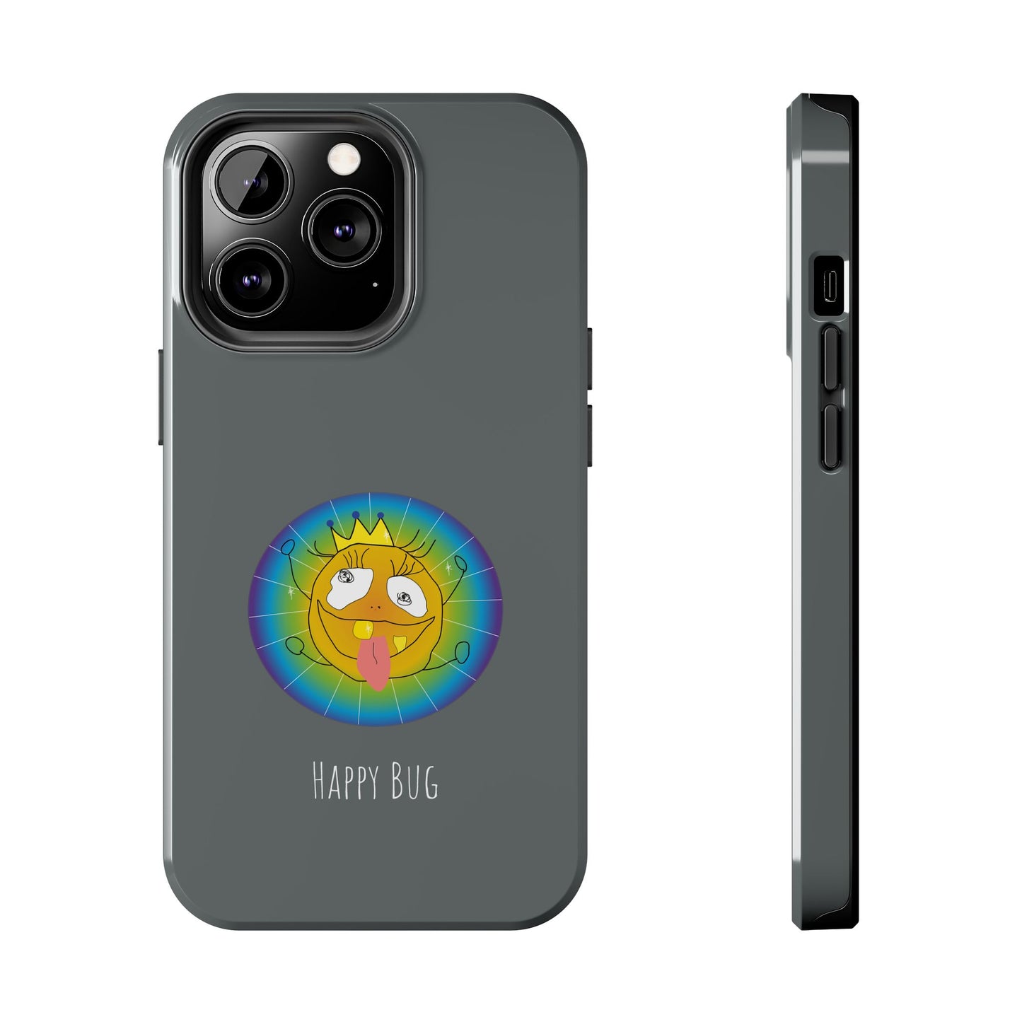 Happy Bug - Phone Case Grey