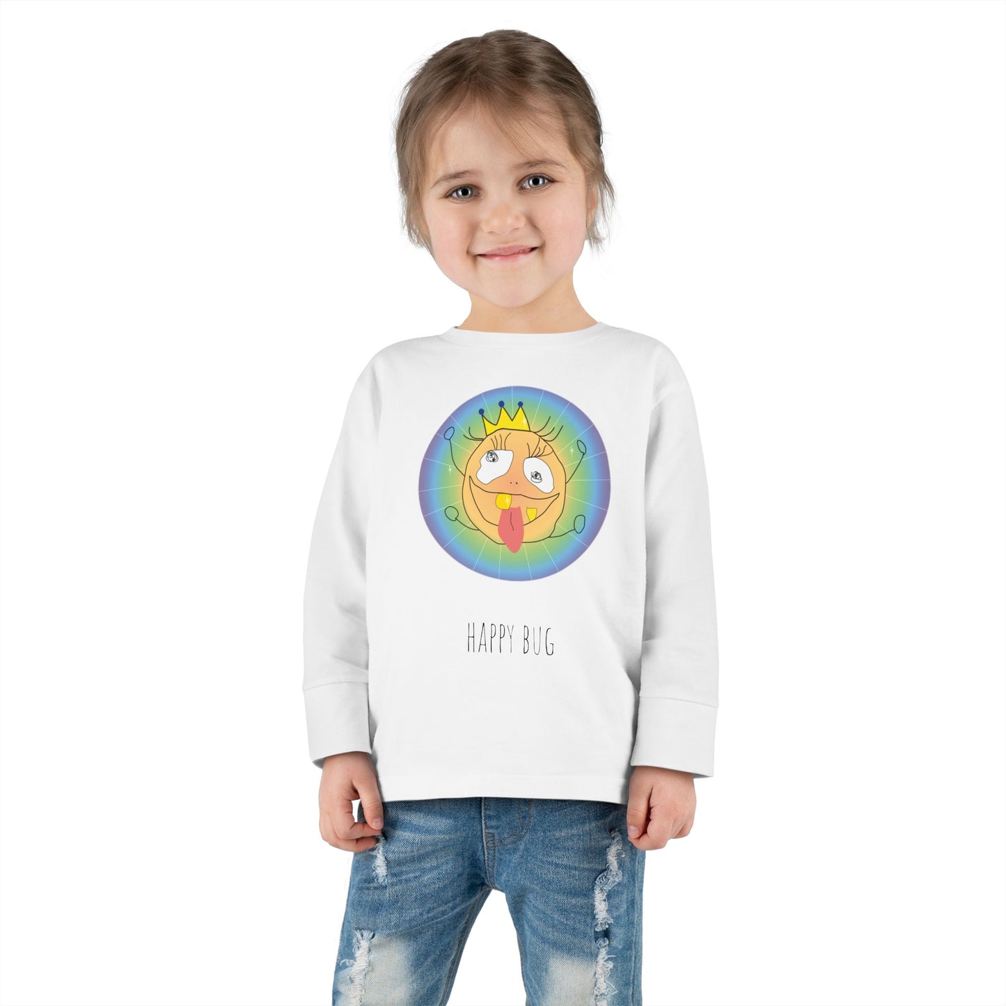 Toddler Long Sleeve Tee - Happy Bug