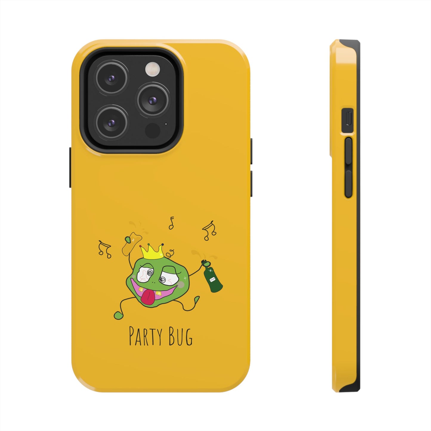 Party Bug  - Tough Phone Cases Yellow