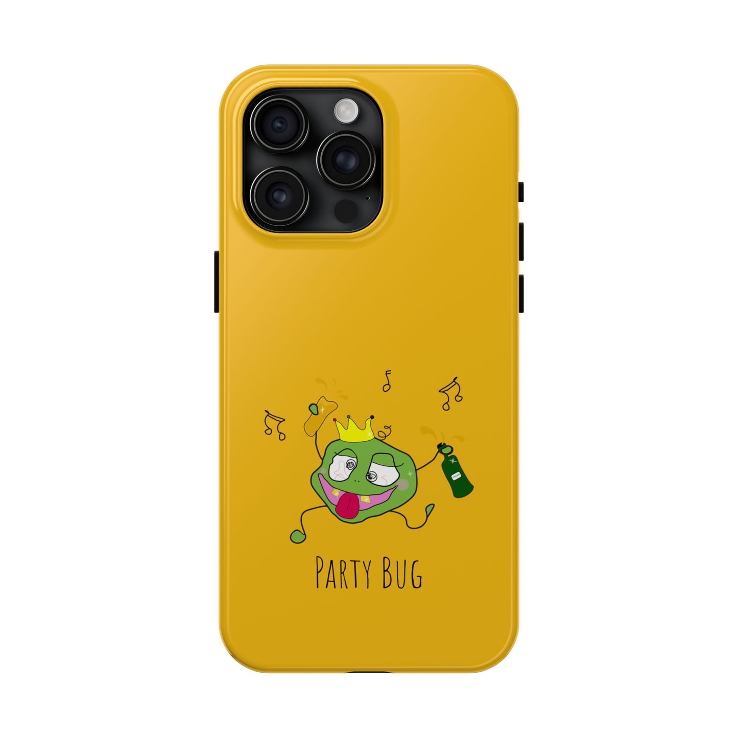 Party Bug  - Tough Phone Cases Yellow