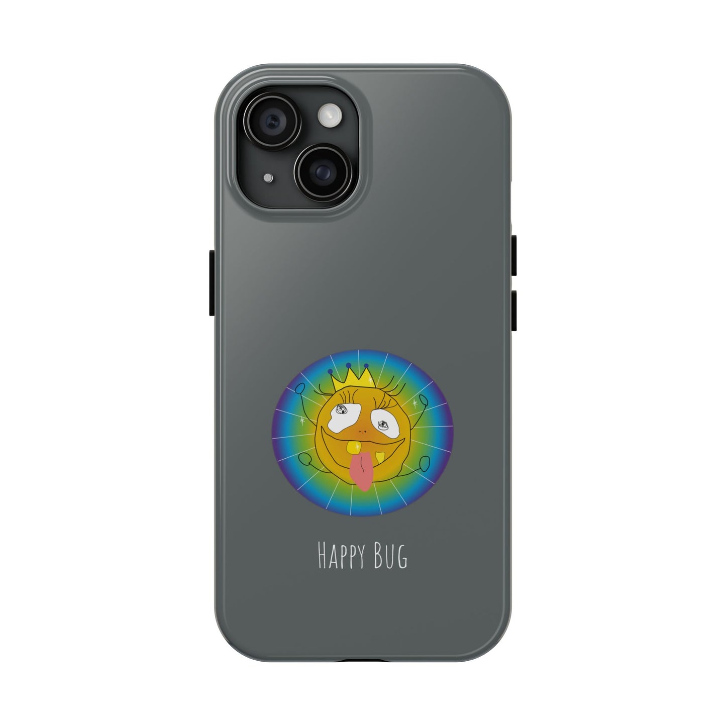 Happy Bug - Phone Case Grey