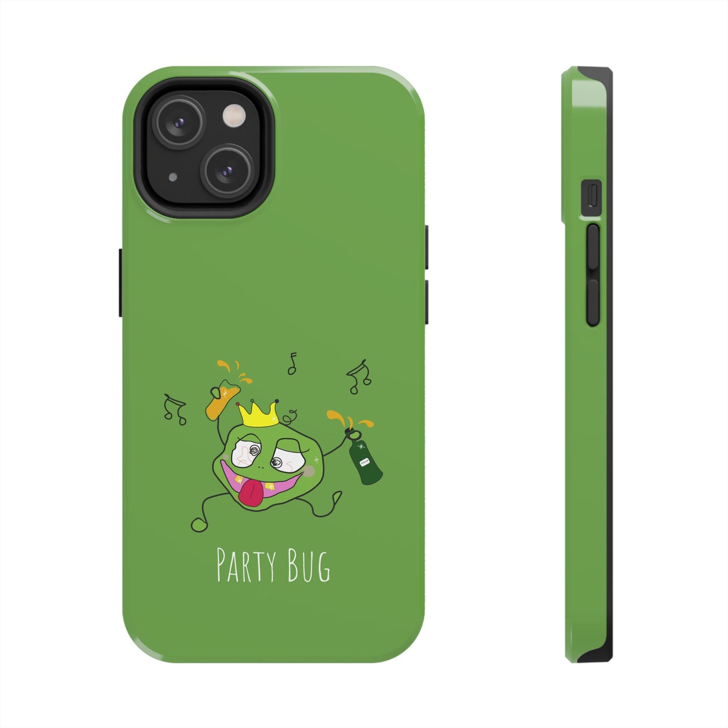 Party Bug - Tough Phone Cases Green