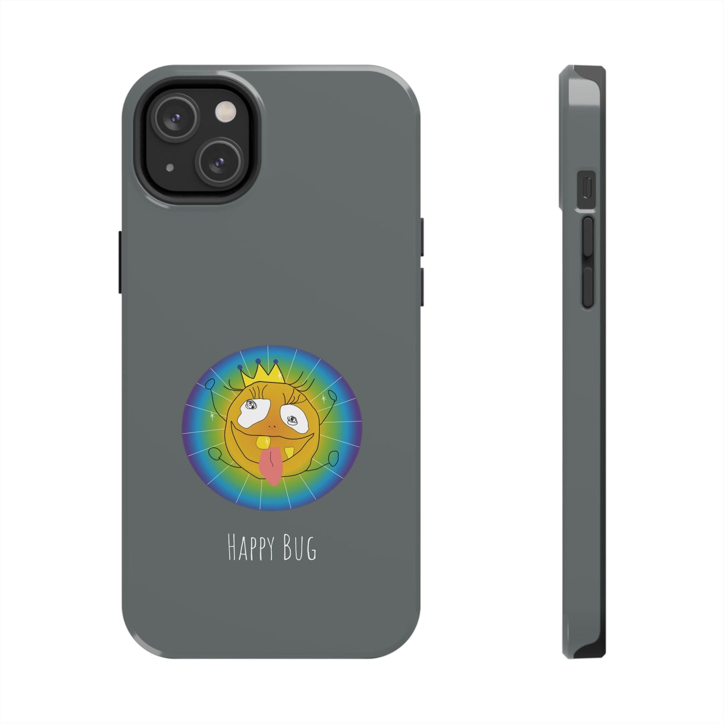 Happy Bug - Phone Case Grey