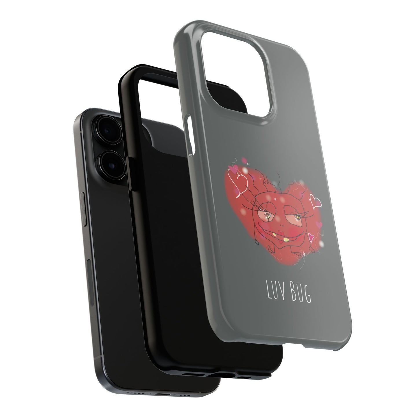 Luv Bug - Phone Case grey