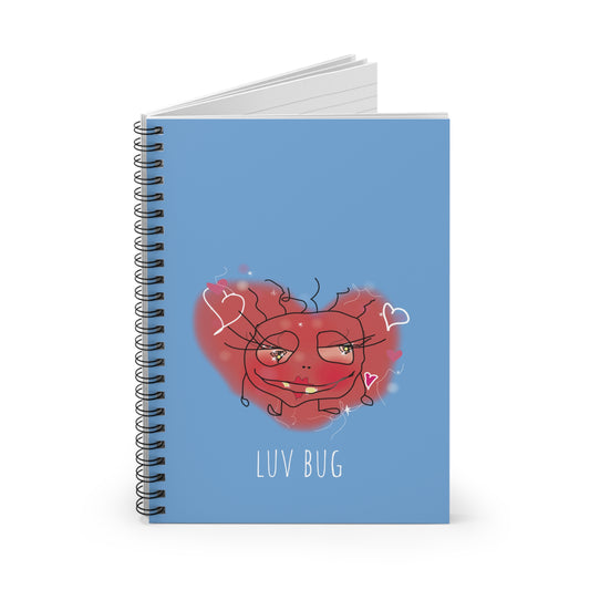 Spiral Notebook - Ruled Line - Luv Bug