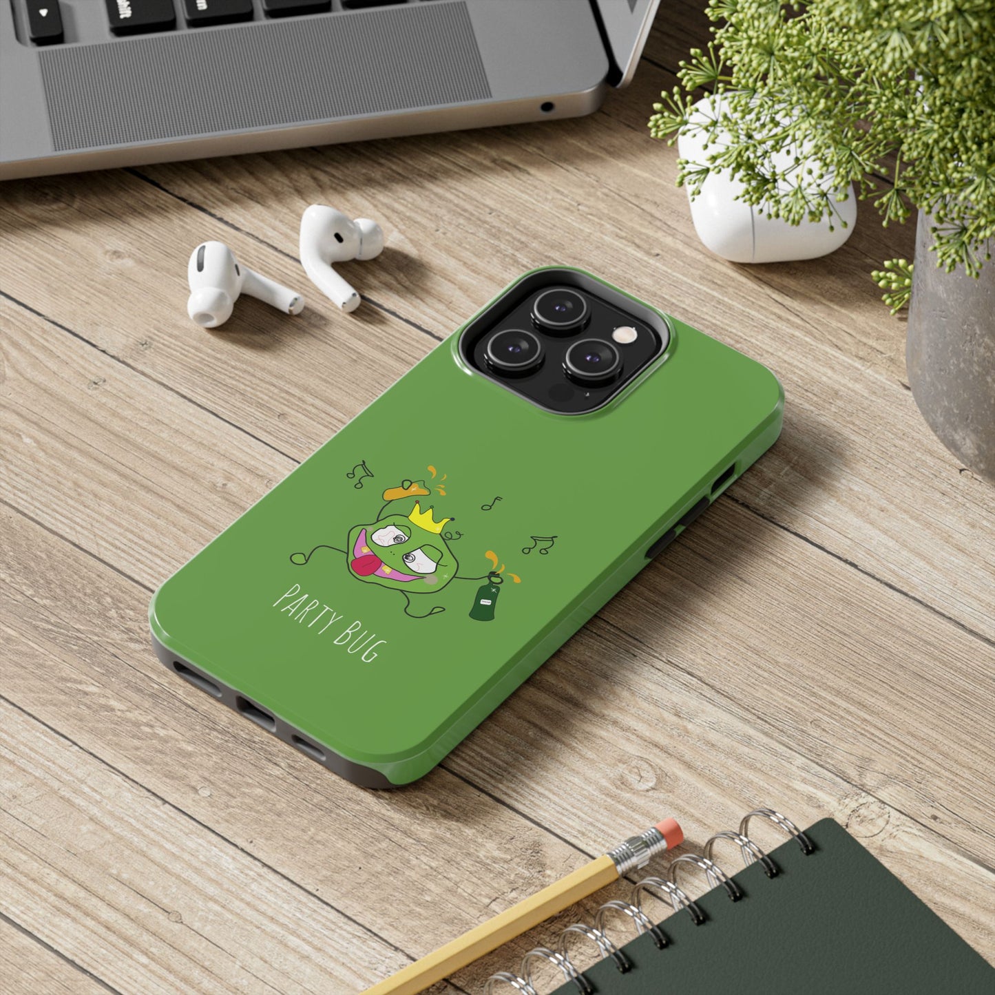 Party Bug - Tough Phone Cases Green