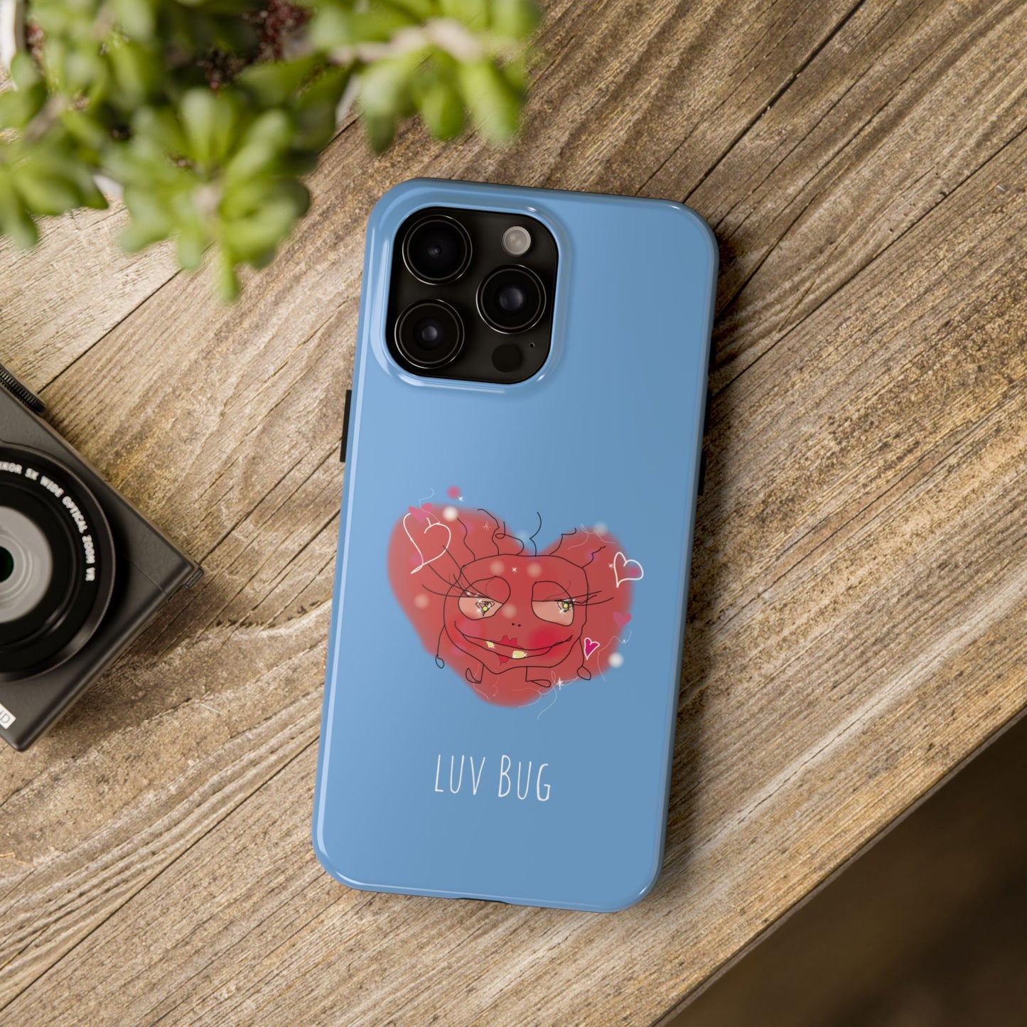 Luv Bug - Phone Case blå